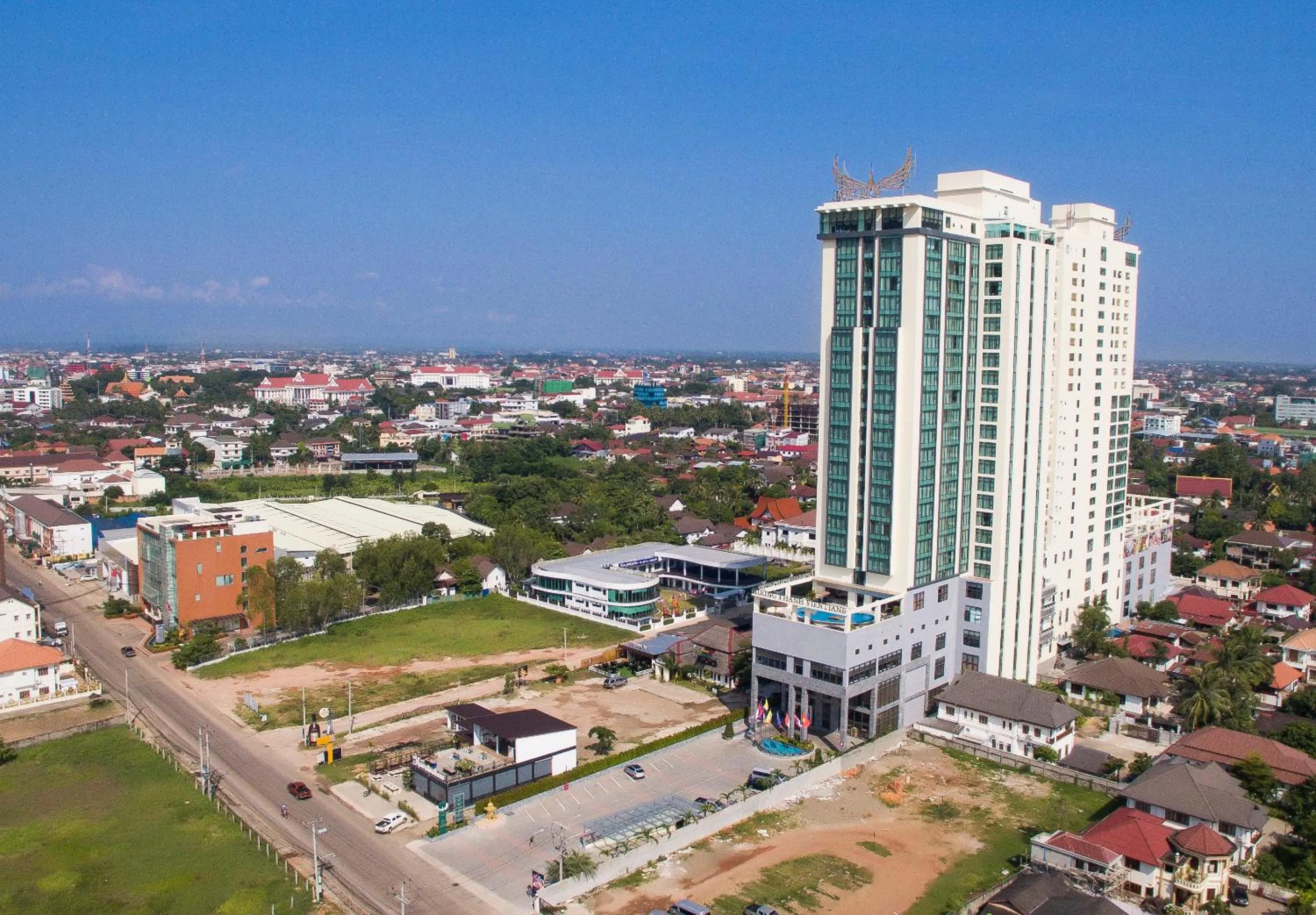 Natural landscape in Muong Thanh Luxury Vientiane Hotel