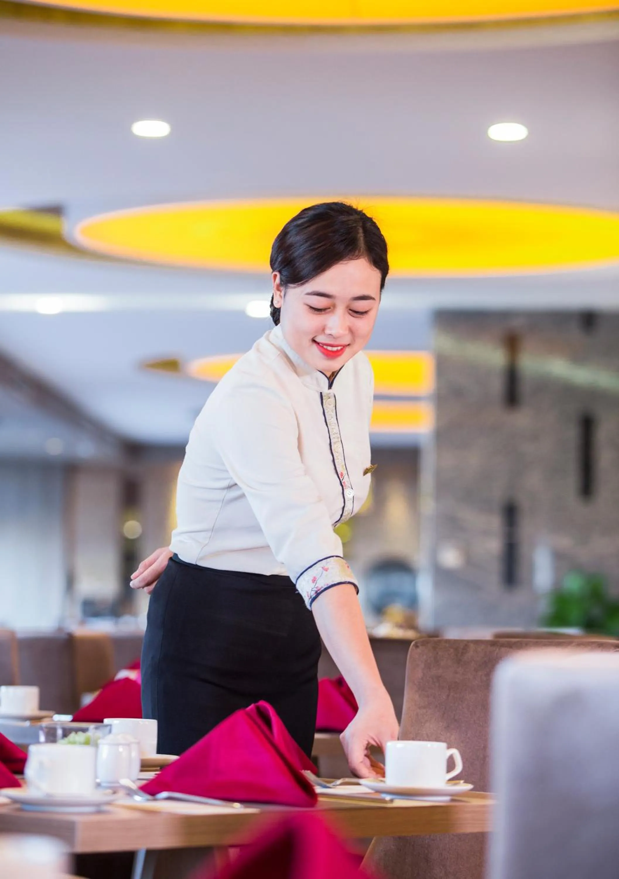 Staff in Muong Thanh Luxury Vientiane Hotel