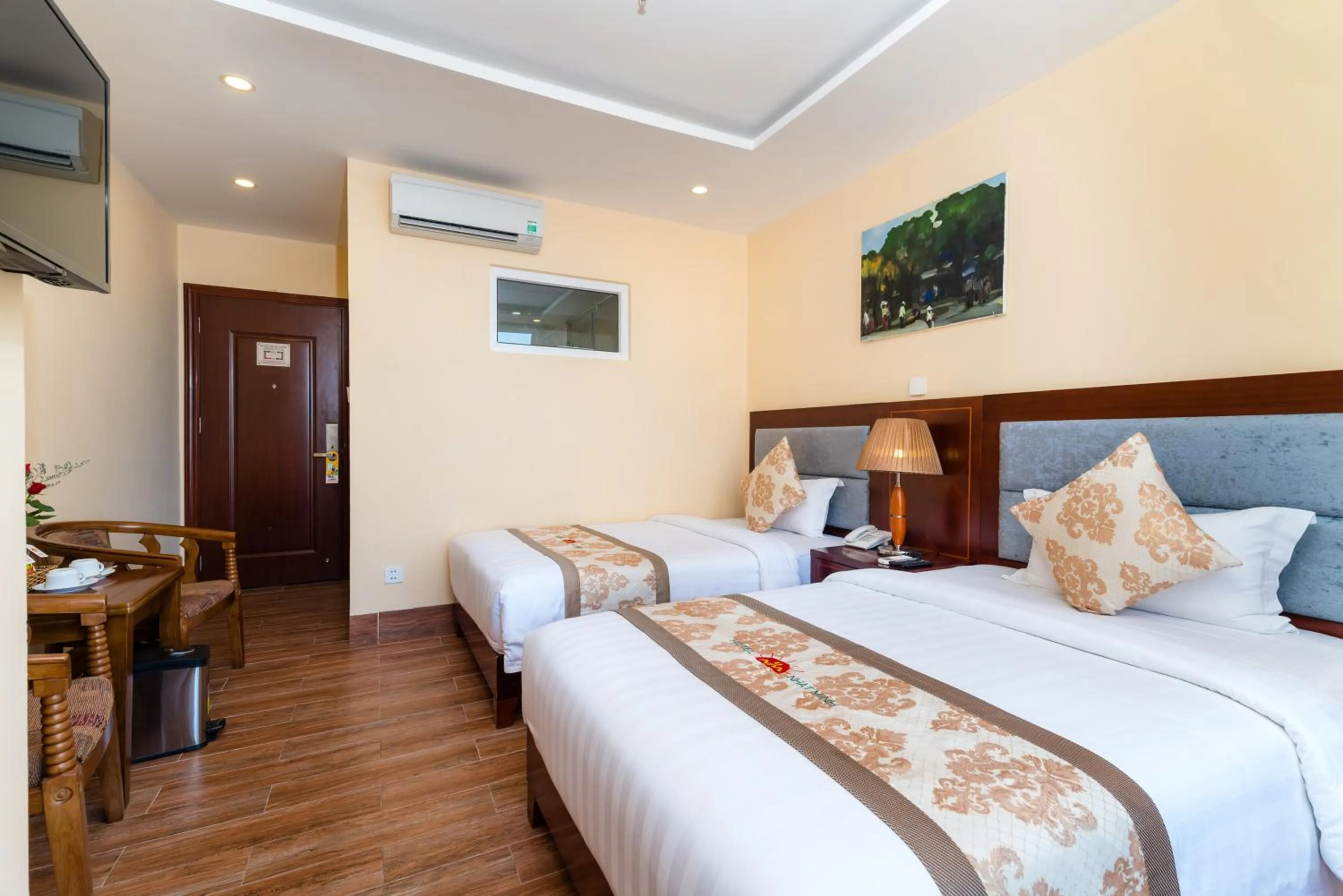Bed in Nhat Minh Hotel and Apartment