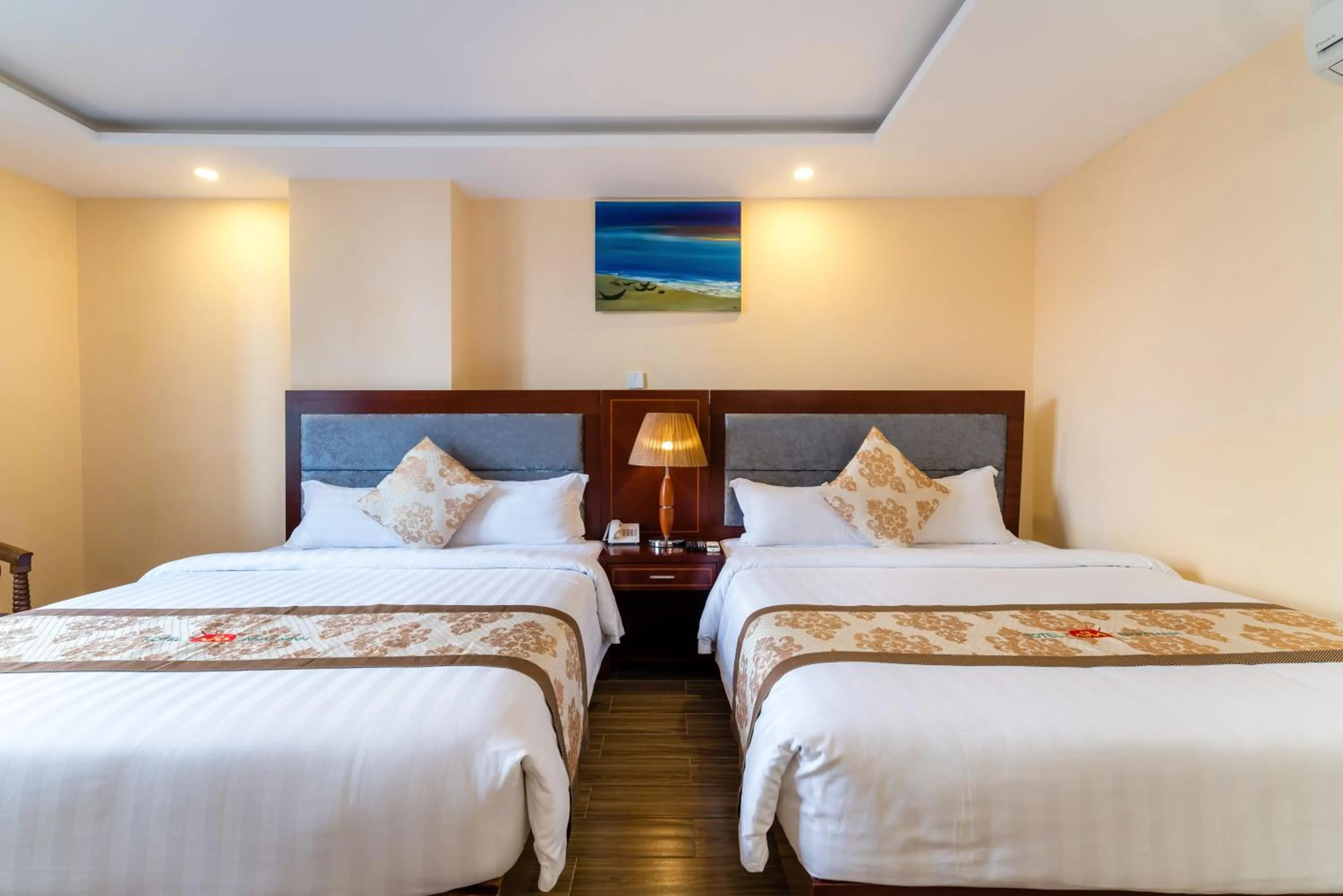 Bed in Nhat Minh Hotel and Apartment