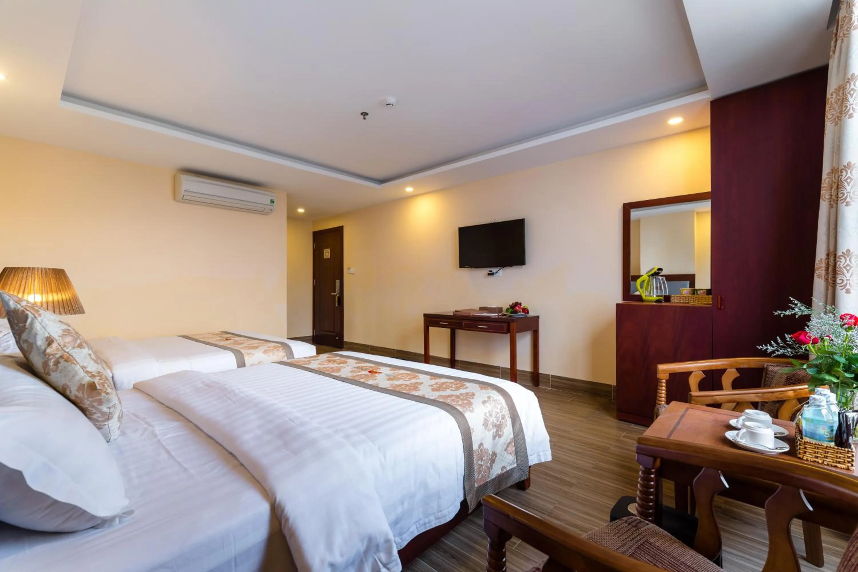 Bed in Nhat Minh Hotel and Apartment