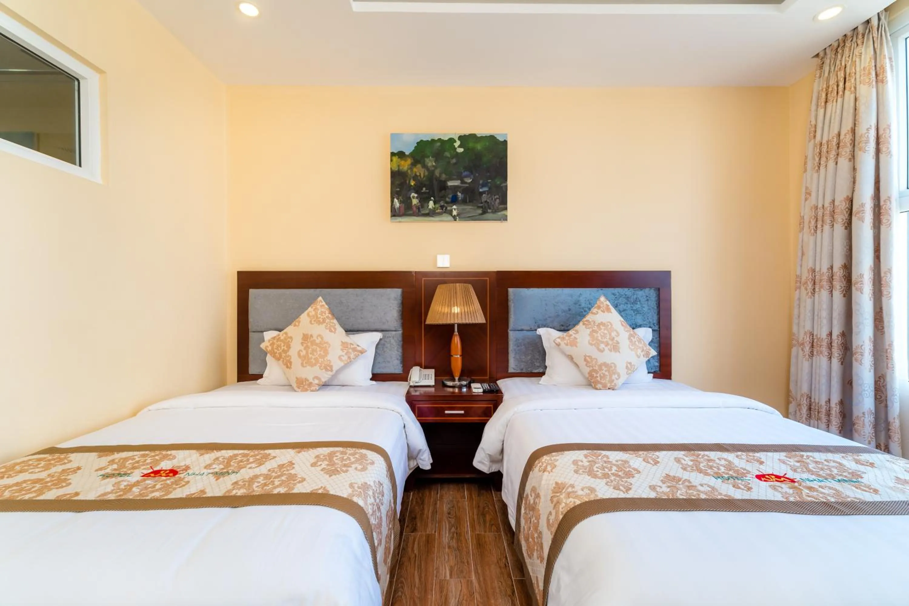Bed in Nhat Minh Hotel and Apartment