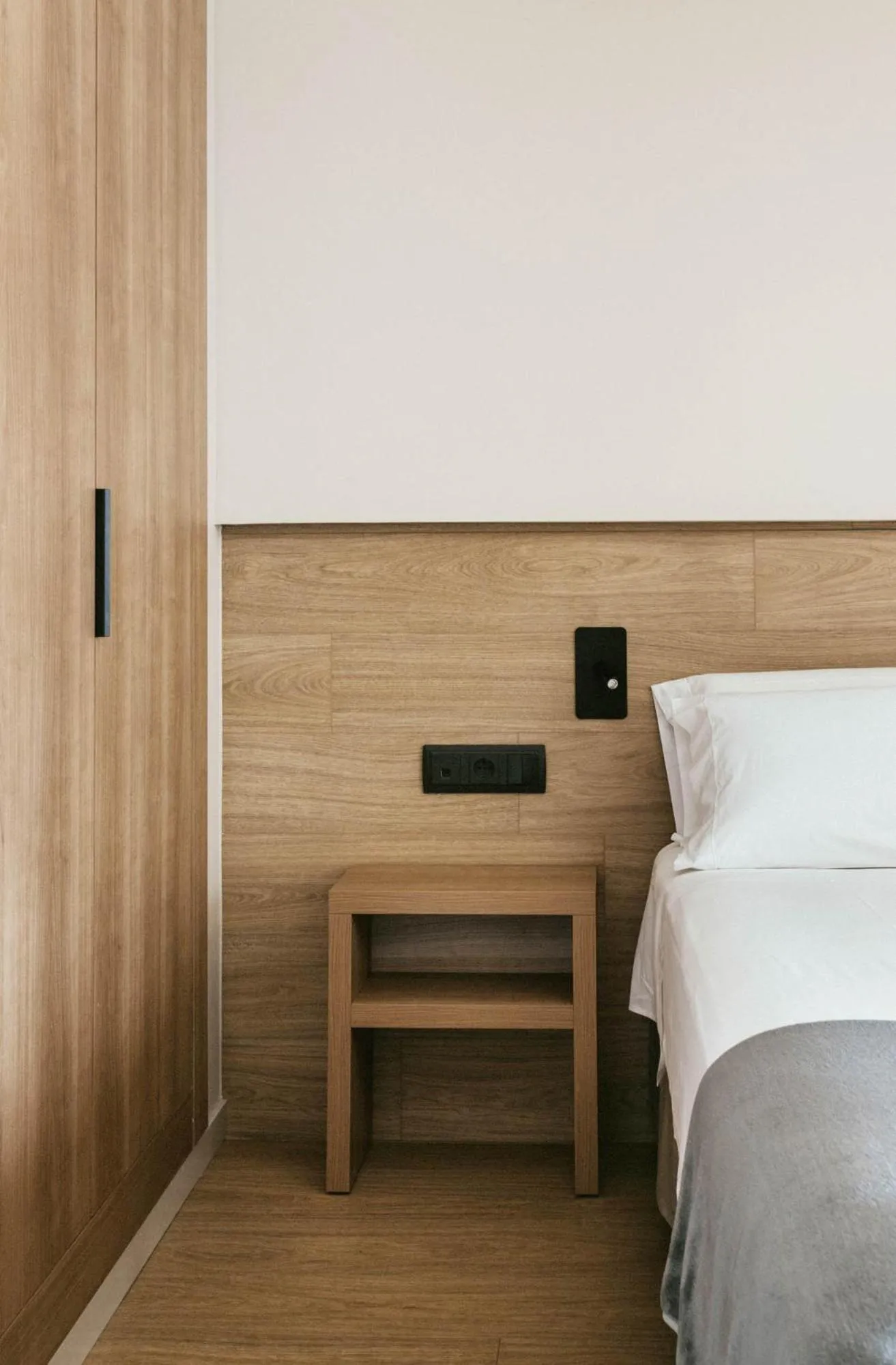 Bed in Hotel Terradets