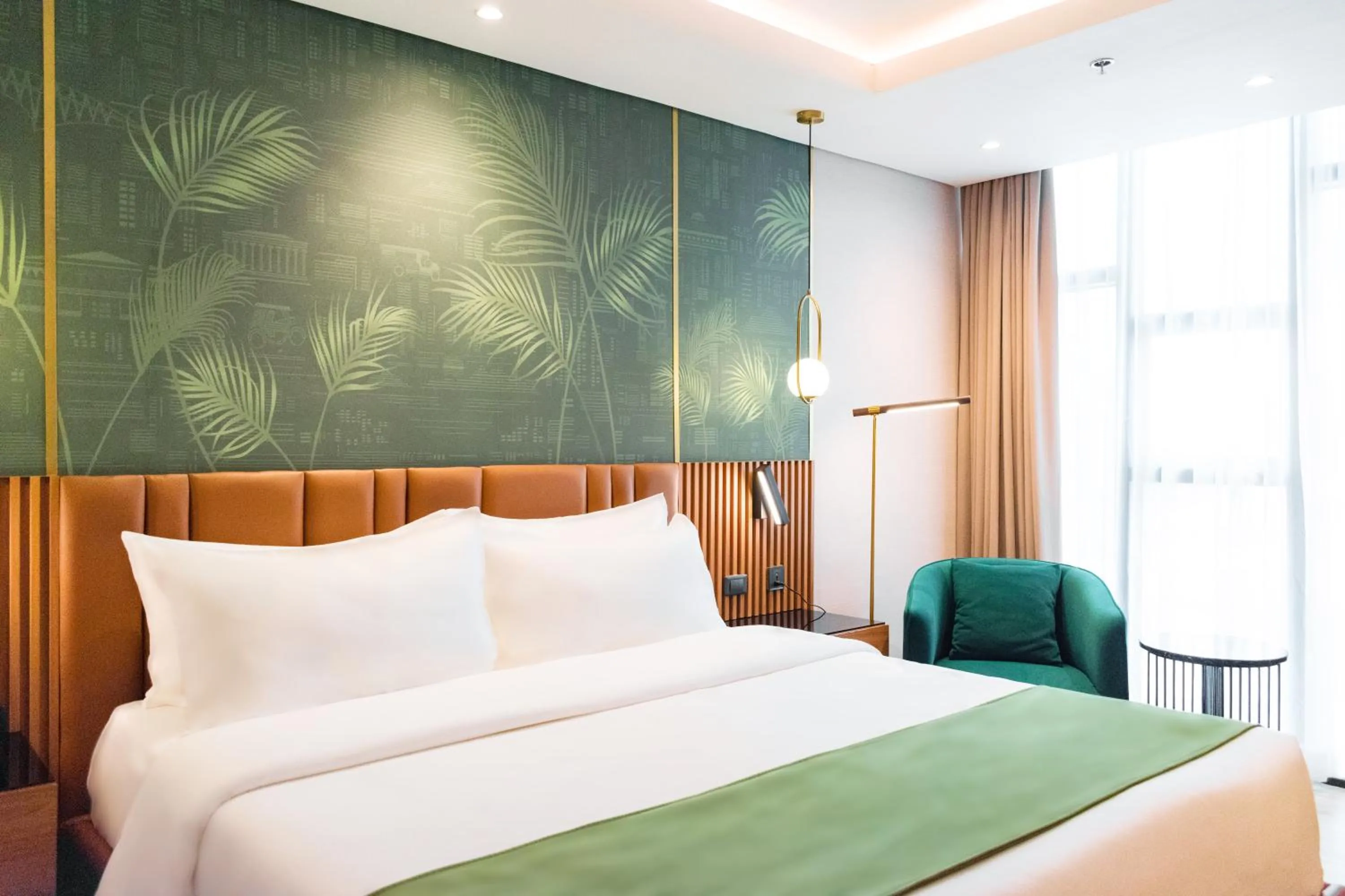 Bed in Ironwood Hotel