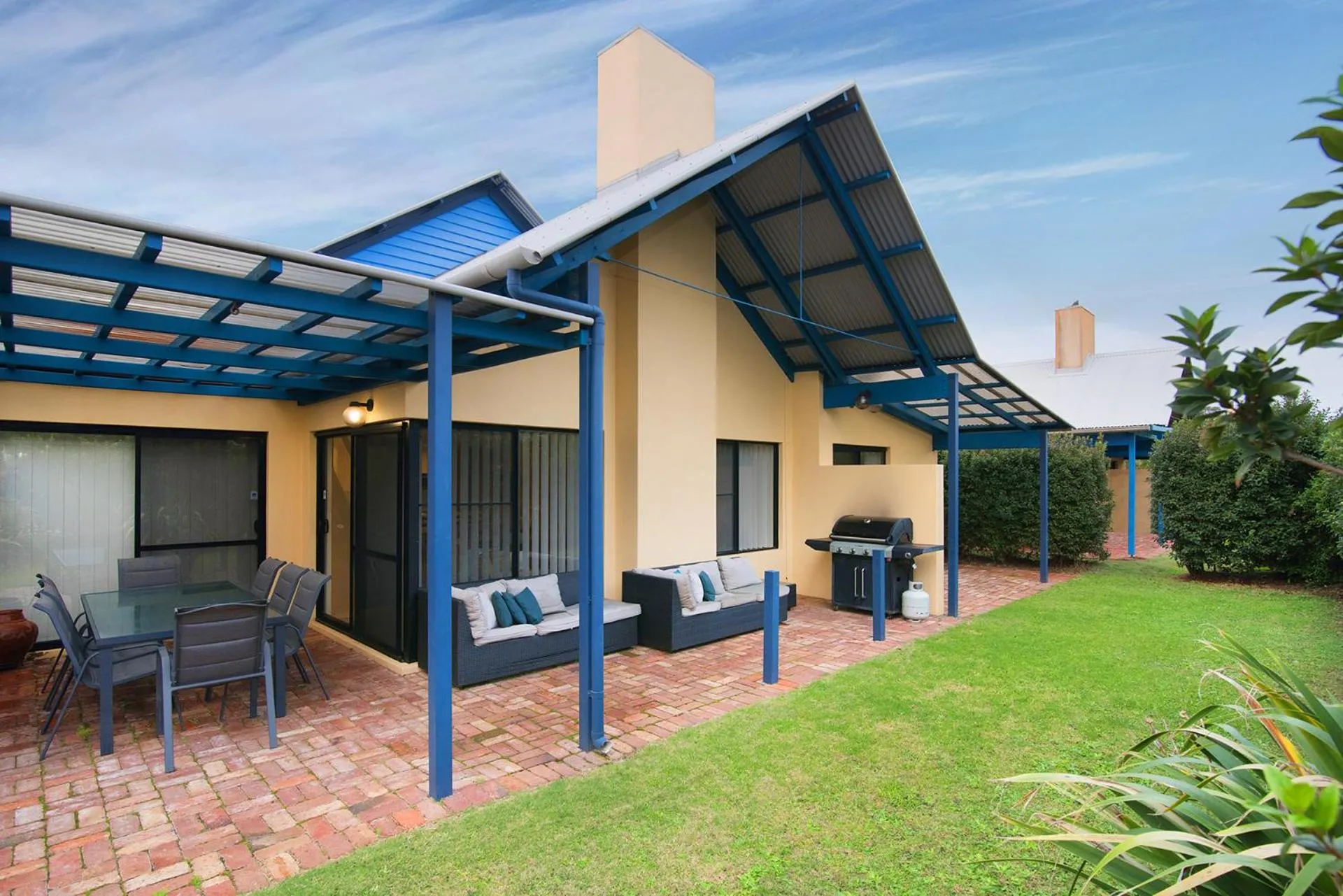 Patio in Dunsborough Beach Cottages