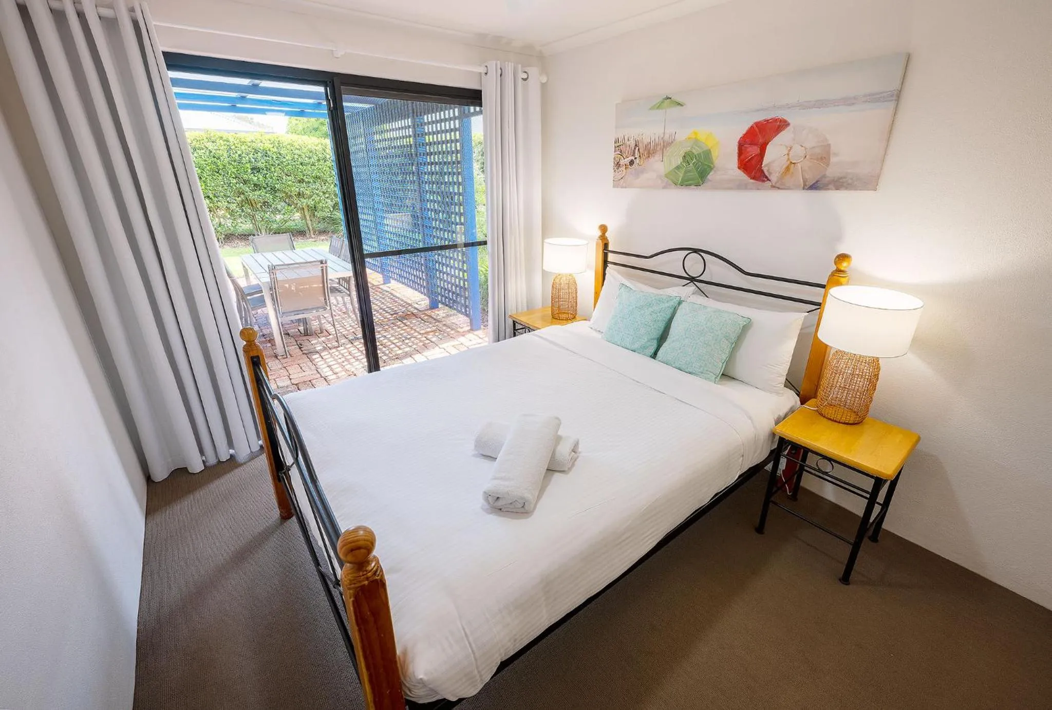 Bedroom, Bed in Dunsborough Beach Cottages