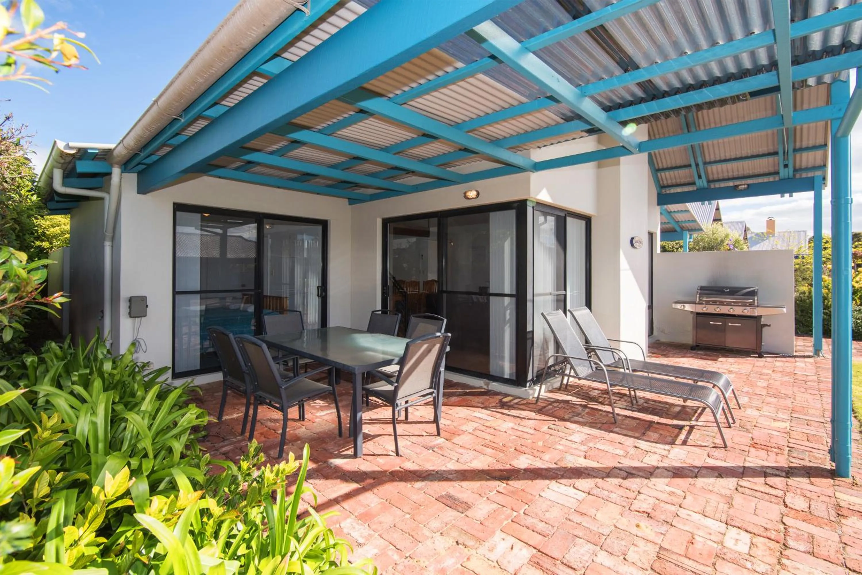 Patio in Dunsborough Beach Cottages
