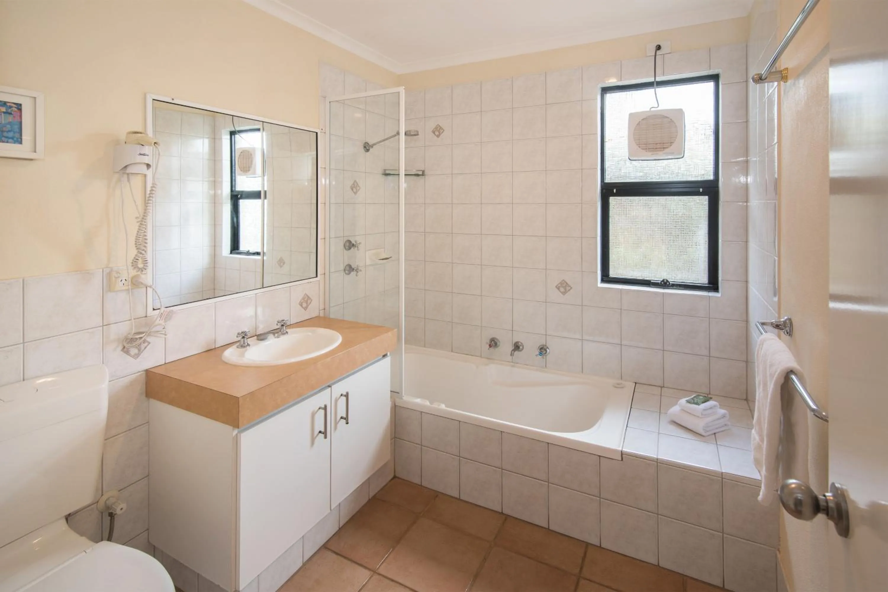 Shower in Dunsborough Beach Cottages