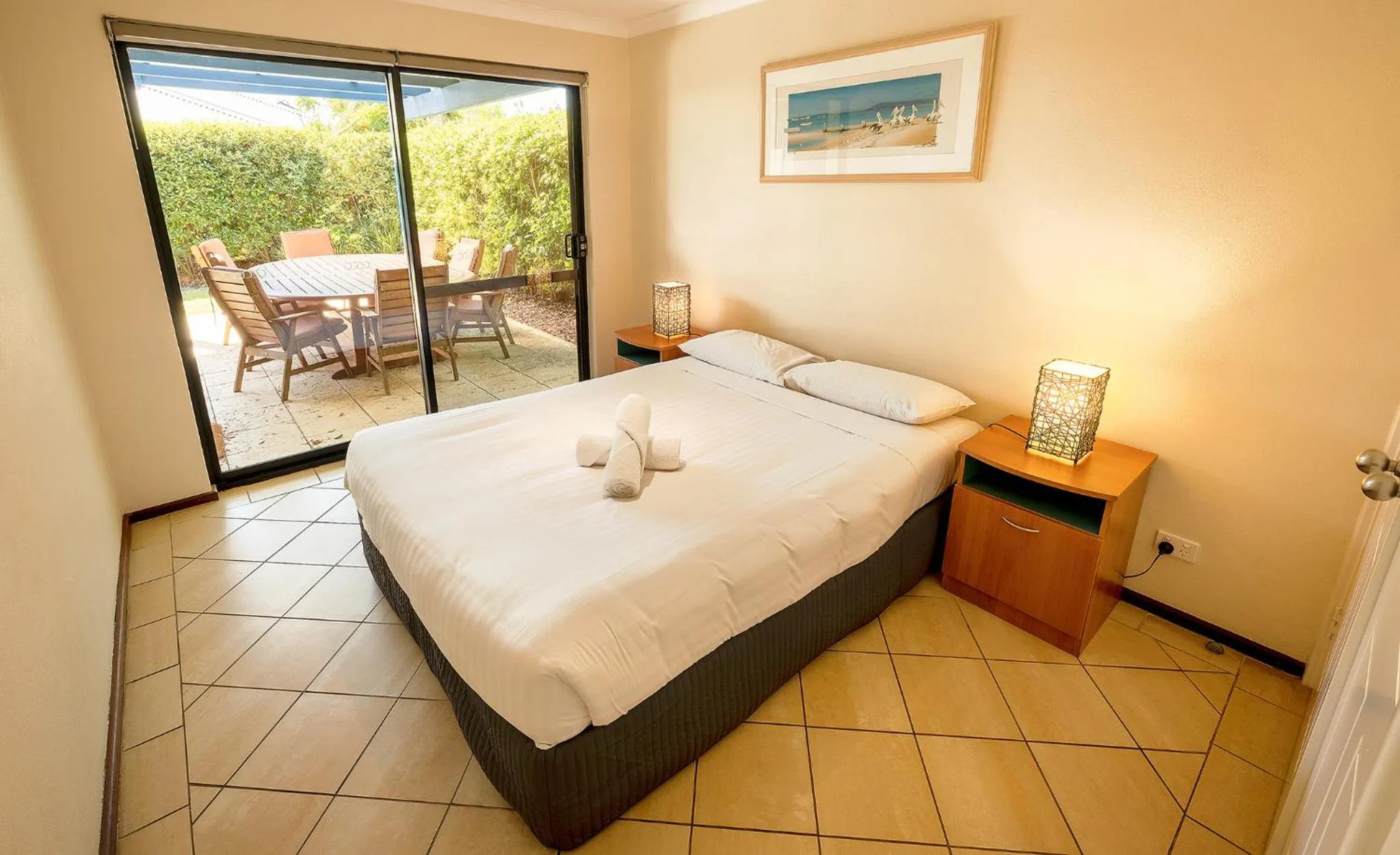 Bedroom, Bed in Dunsborough Beach Cottages