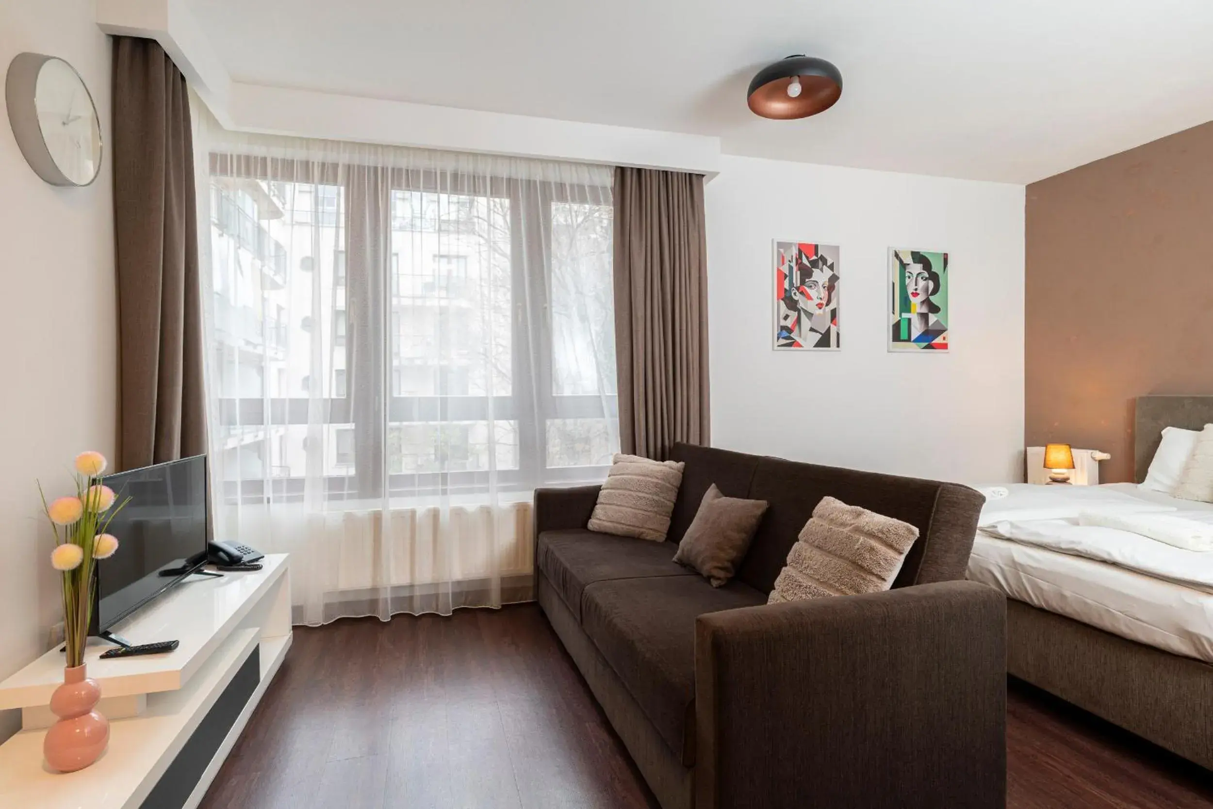 Living room, Bed in Gozsdu Court Budapest Living room, Bed in Gozsdu Court Budapest