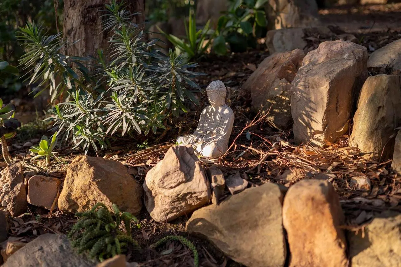 Garden view in be&be castlemaine