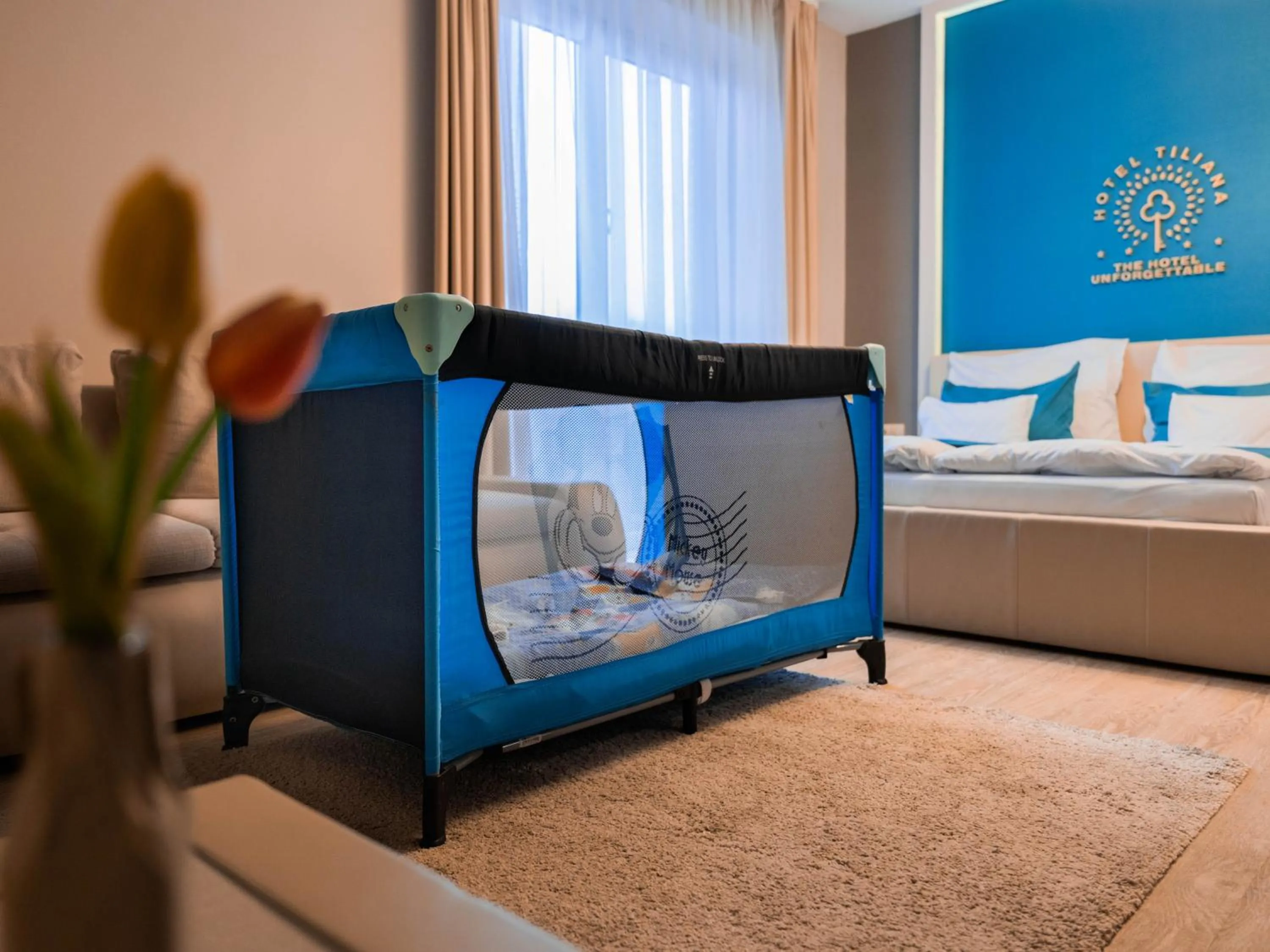 young children, Bed in The Hotel Unforgettable - Hotel Tiliana by Homoky Hotels & Spa