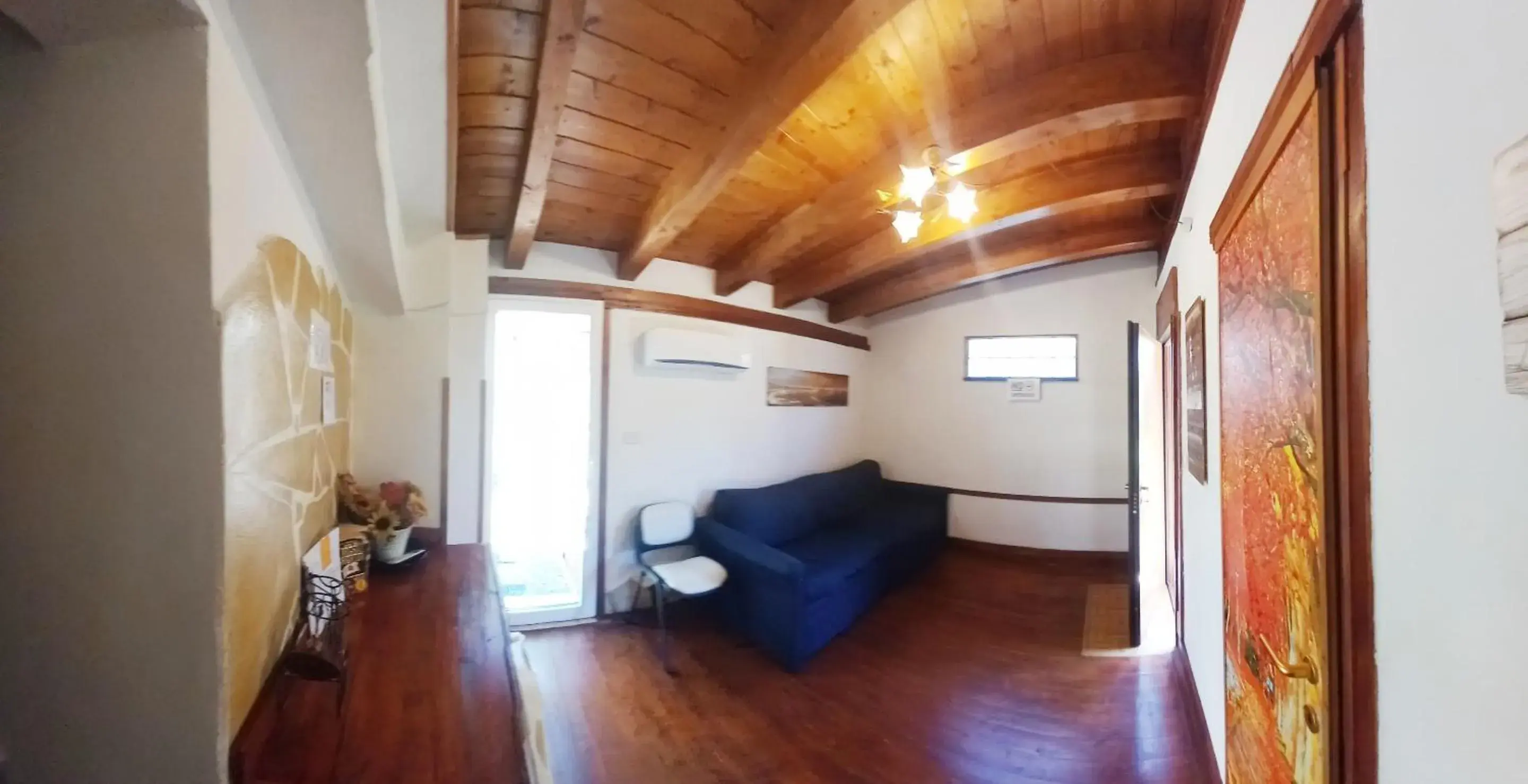 Living room, Bed in A casa tua Ostia Antica Living room, Bed in A casa tua Ostia Antica