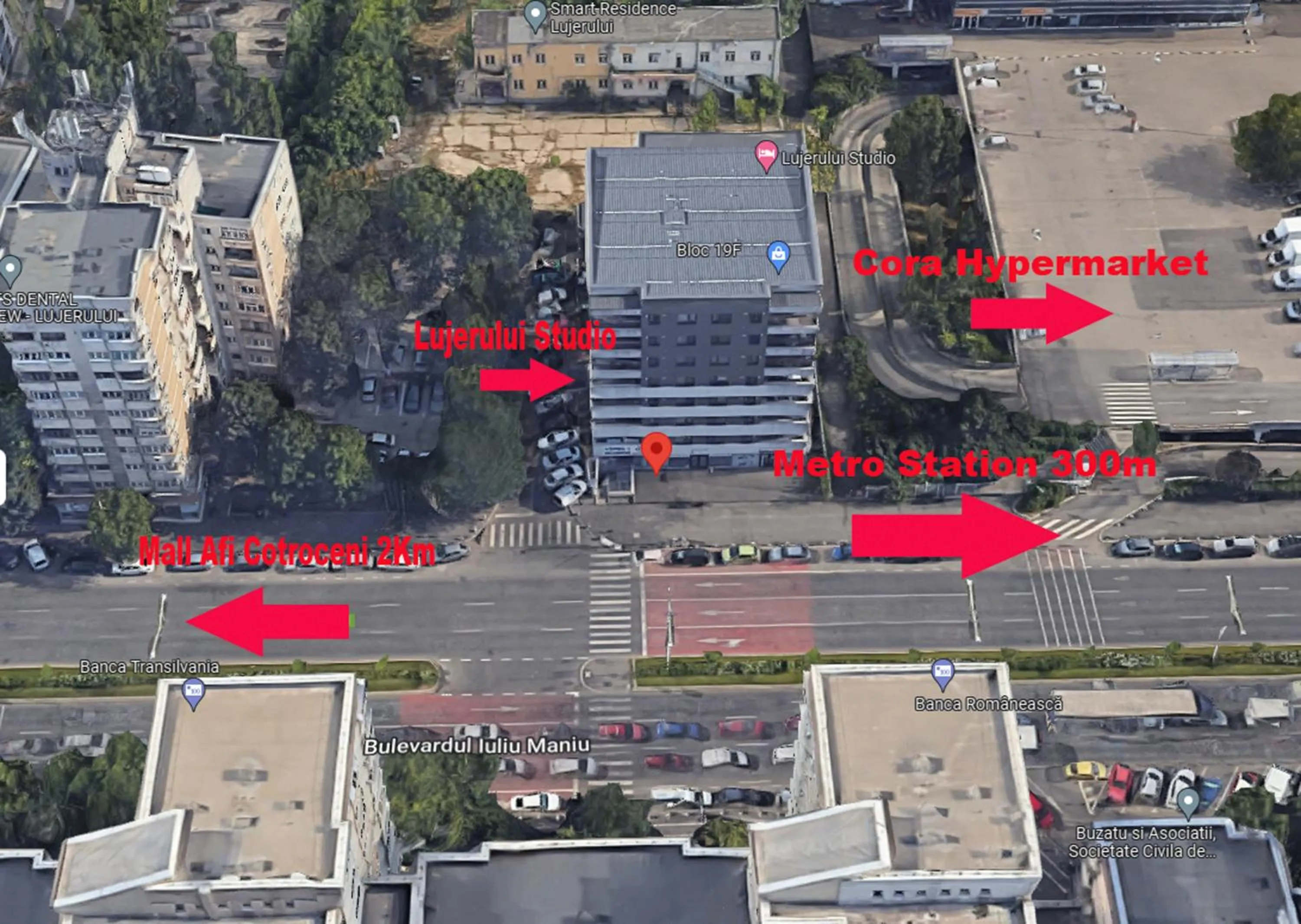 Property building in Lujerului Studio