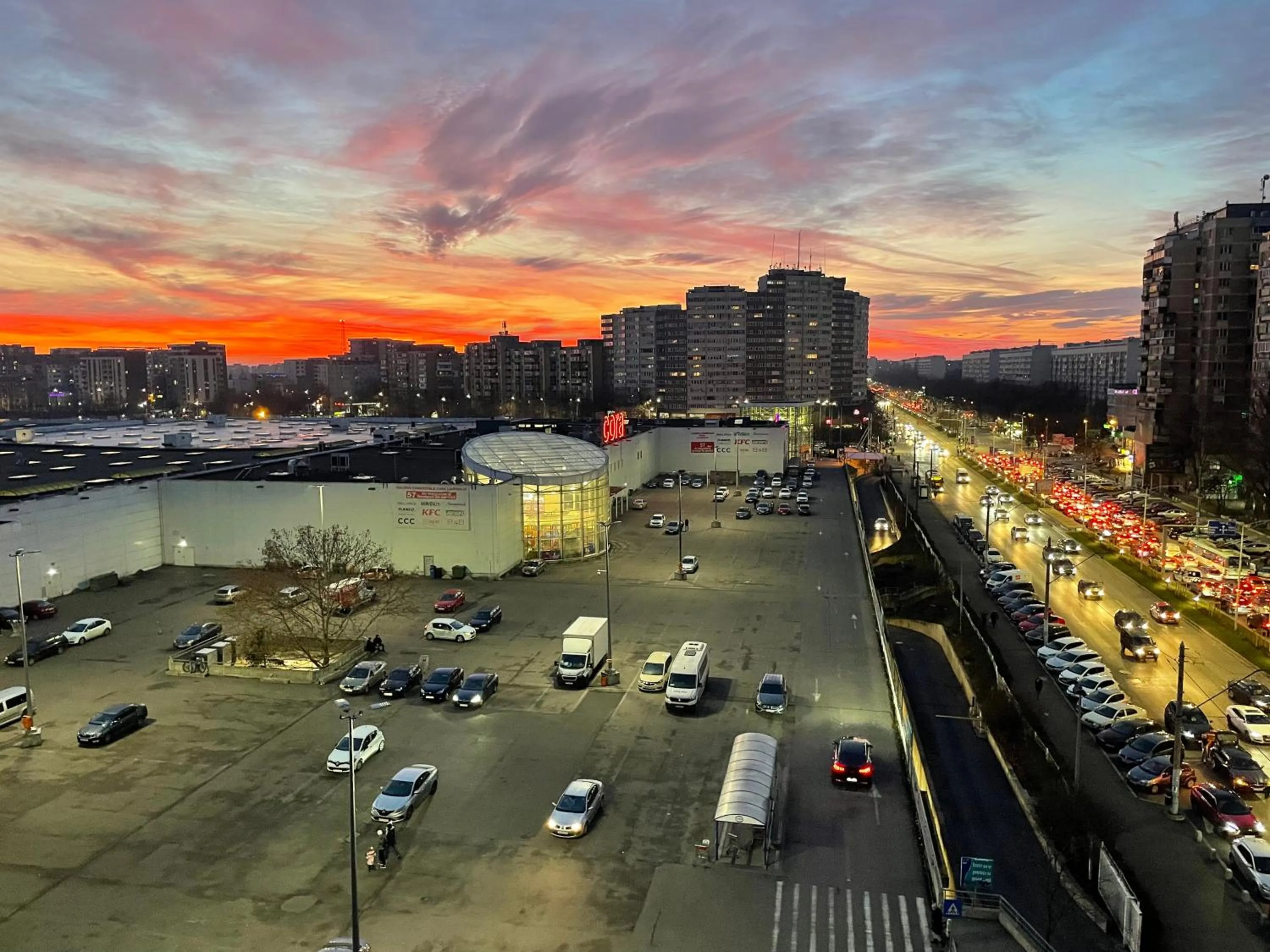 City view in Lujerului Studio