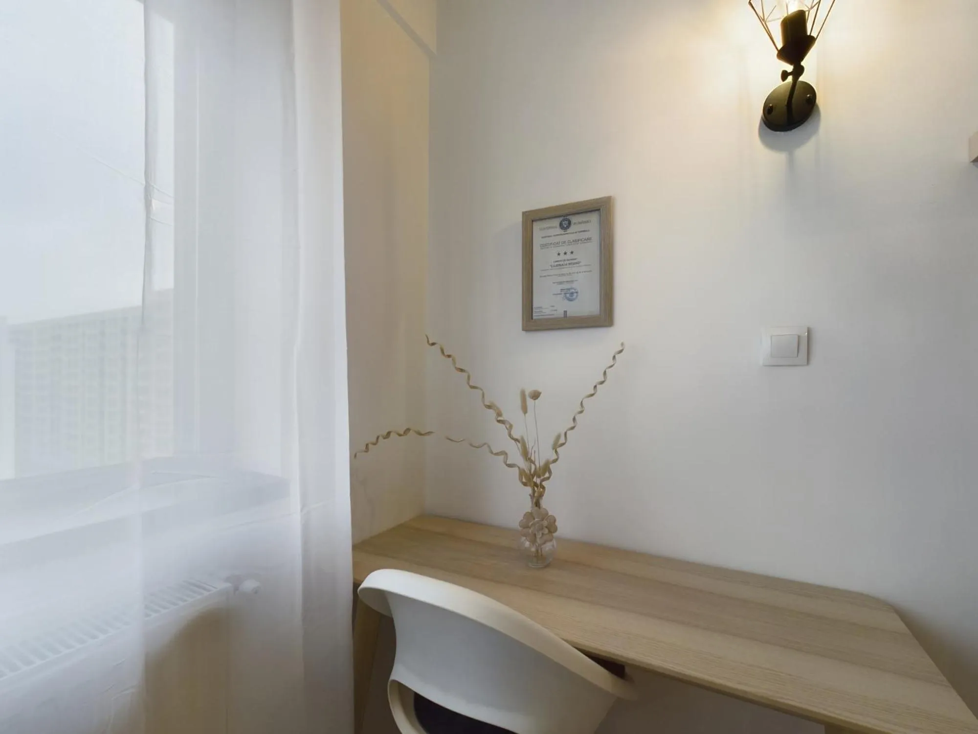 Seating area in Lujerului Studio