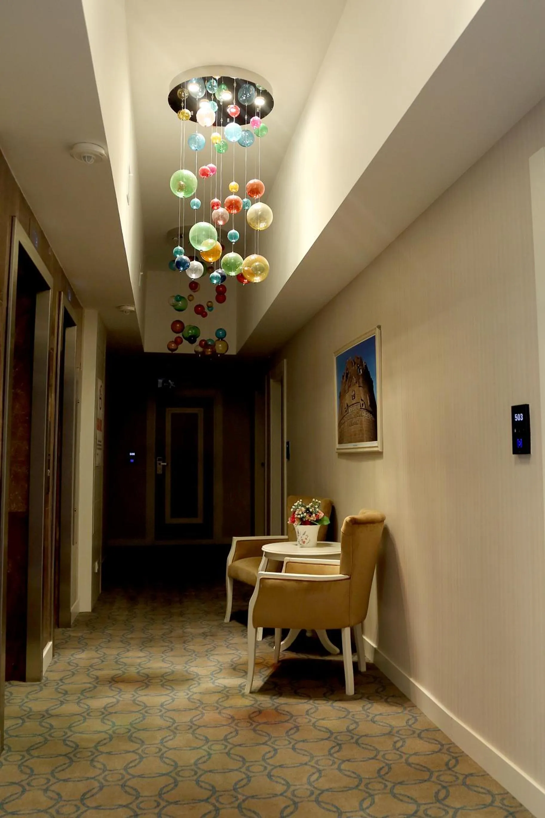 Decorative detail in Seven Deep Hotel