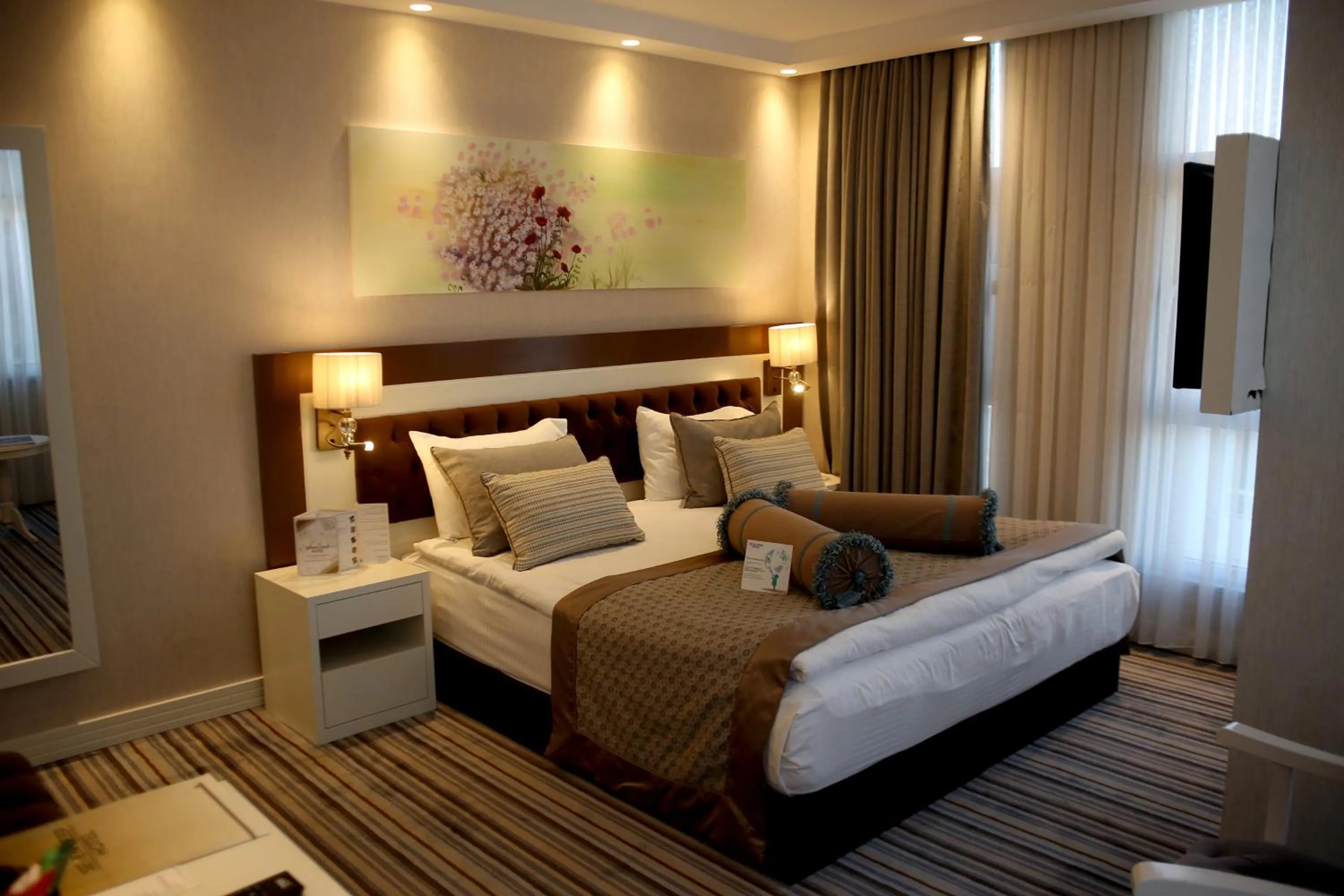 Bed in Seven Deep Hotel