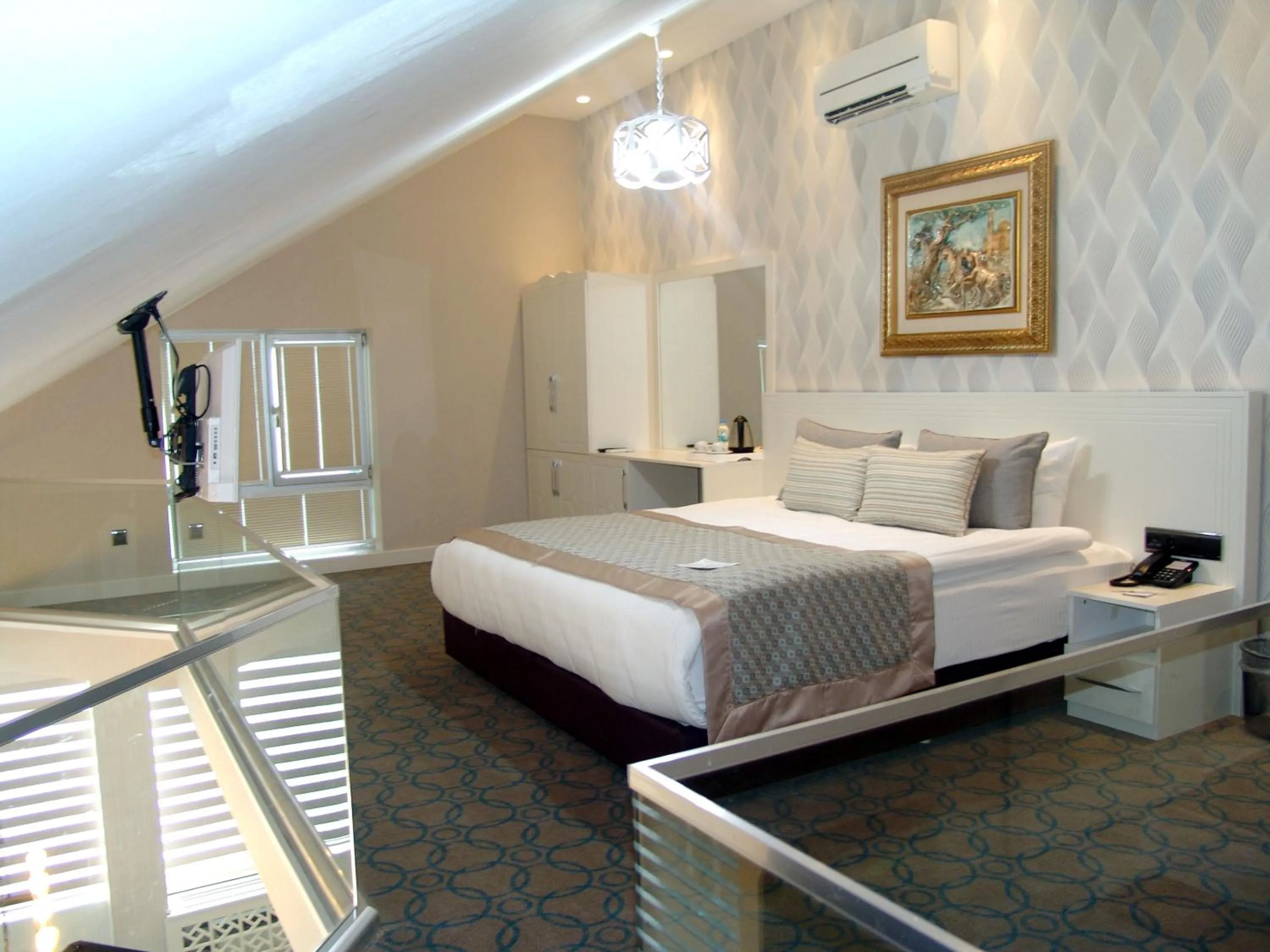 Bed in Seven Deep Hotel