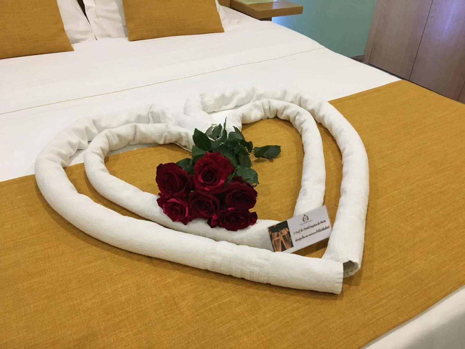 Bed in Hotel Império do Norte