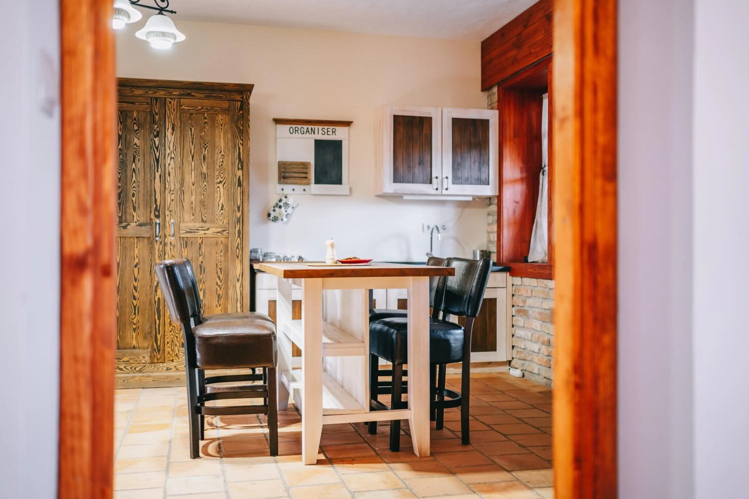 Kitchen or kitchenette in Matild Country Hotel