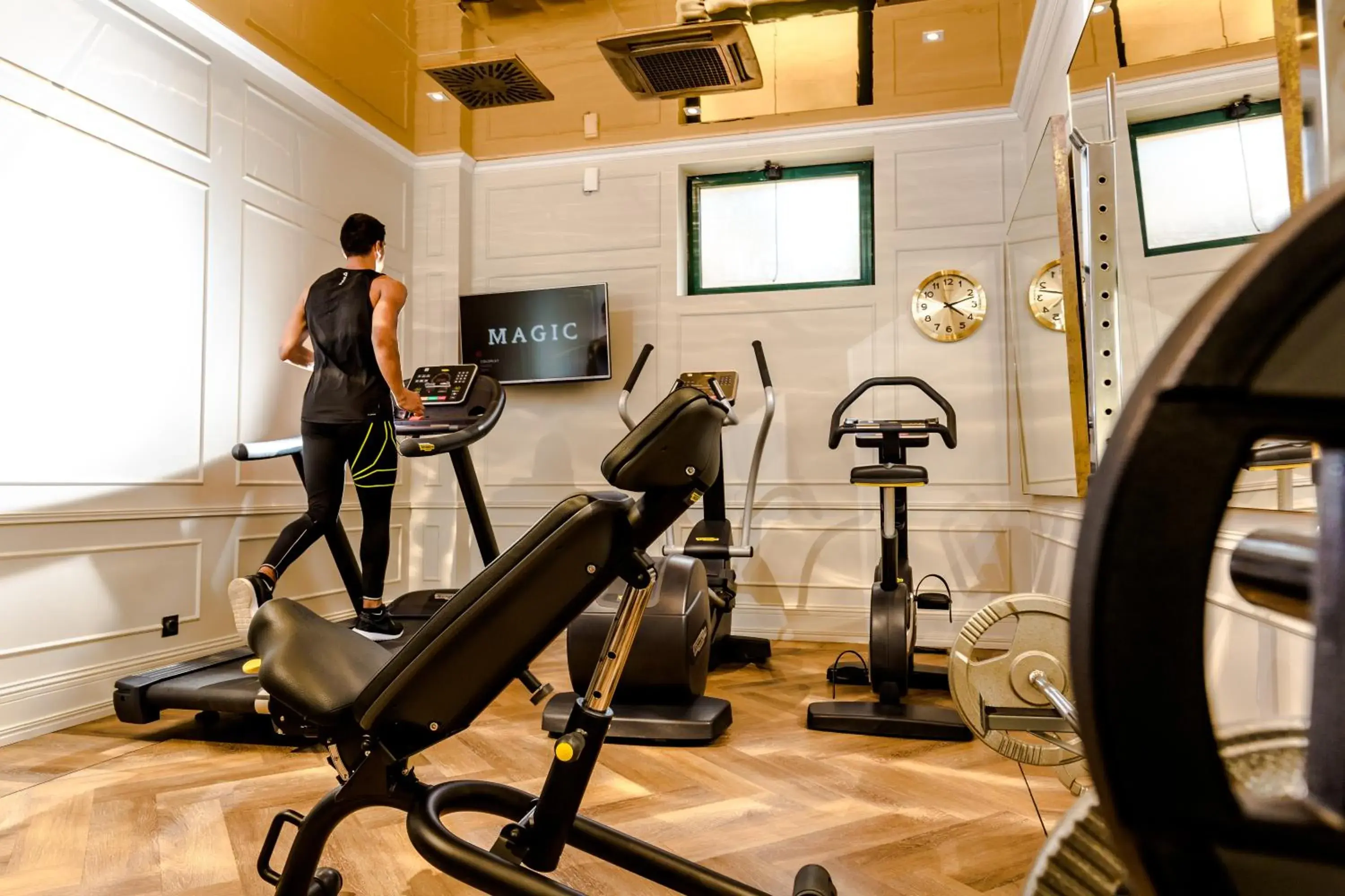Fitness centre/facilities in Hotel Brown Beach House & Spa Fitness centre/facilities in Hotel Brown Beach House & Spa