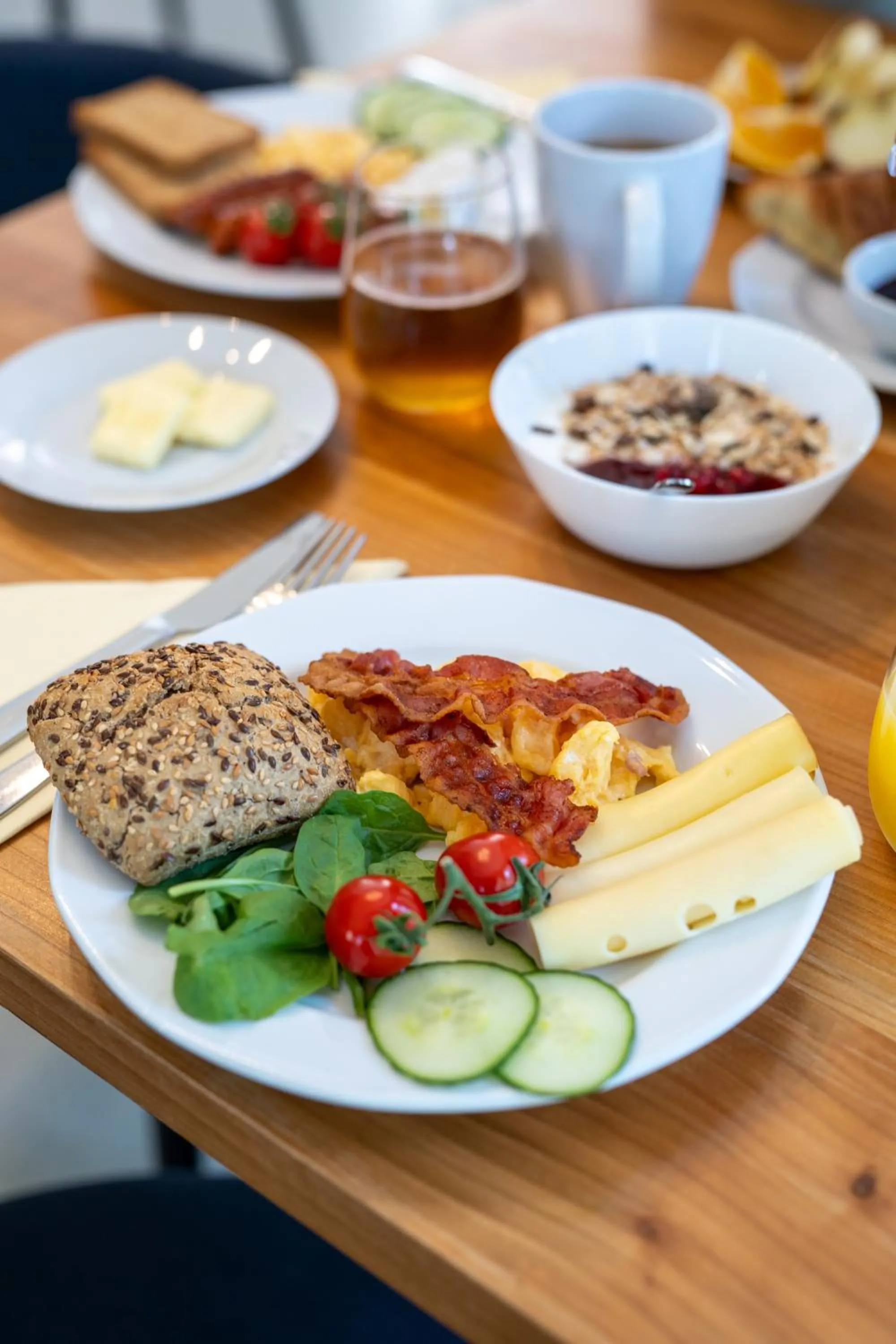 Breakfast in Hotel Arborétum