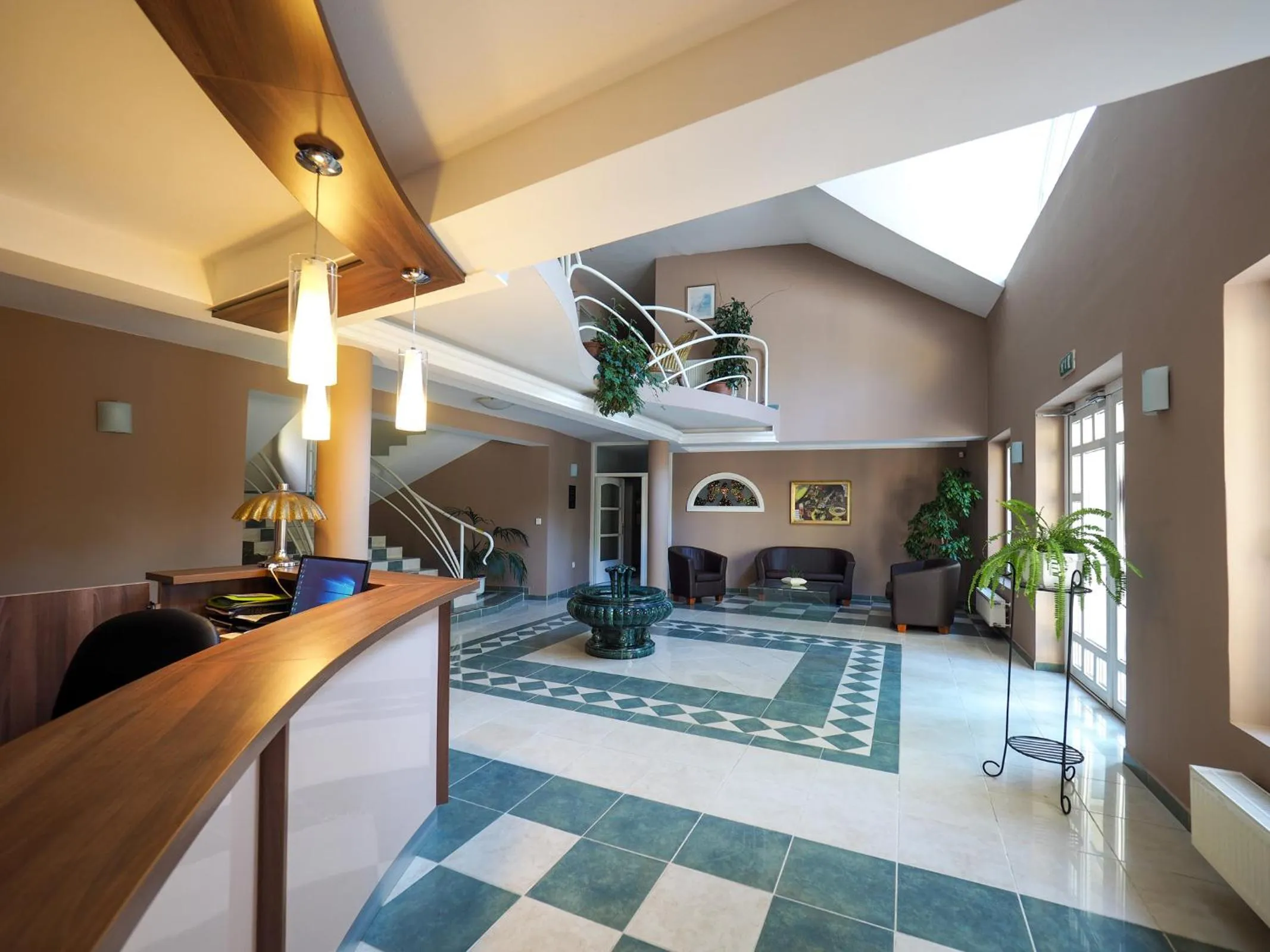 Lobby or reception in Hotel Arborétum