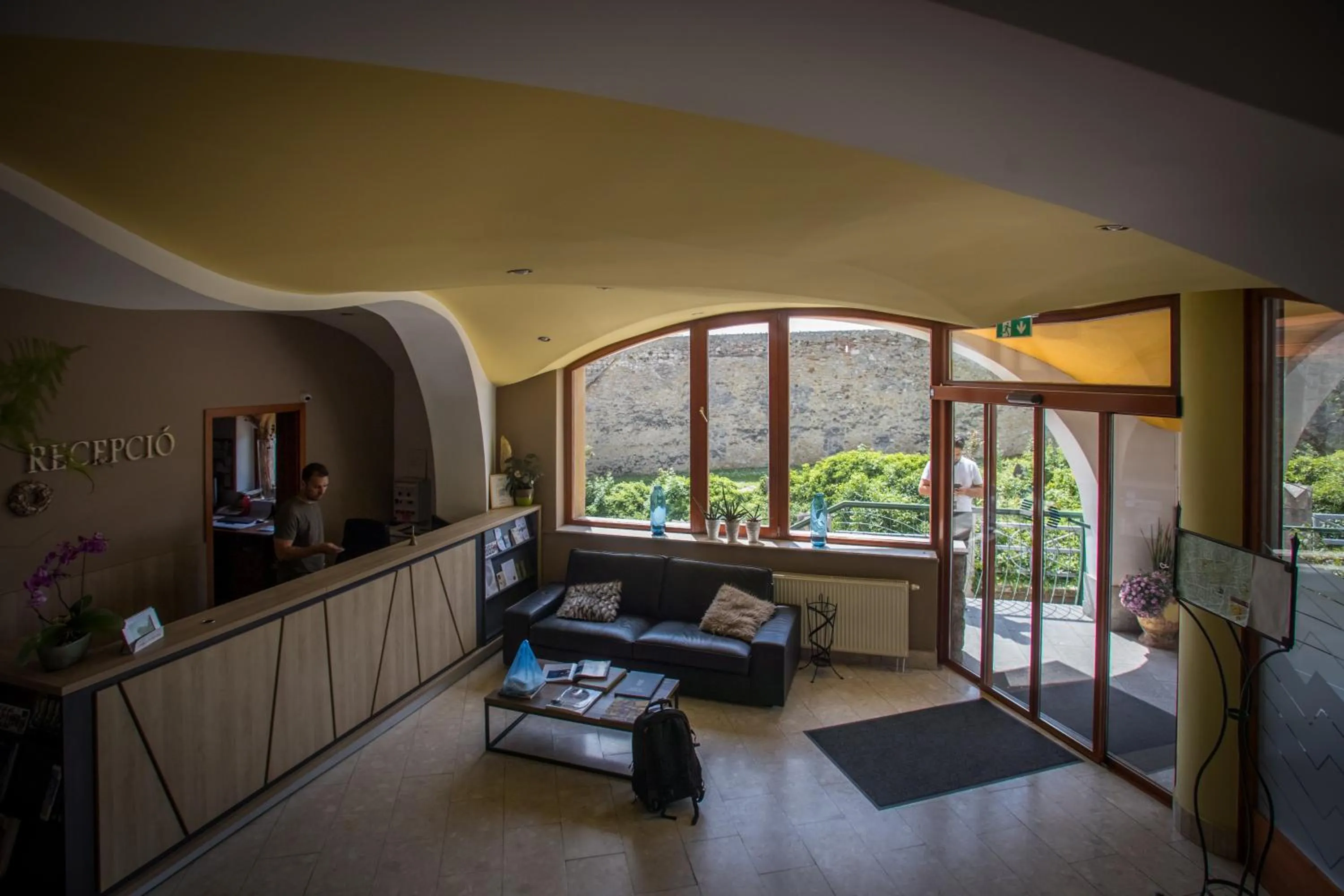 Lobby or reception in Sándor Hotel