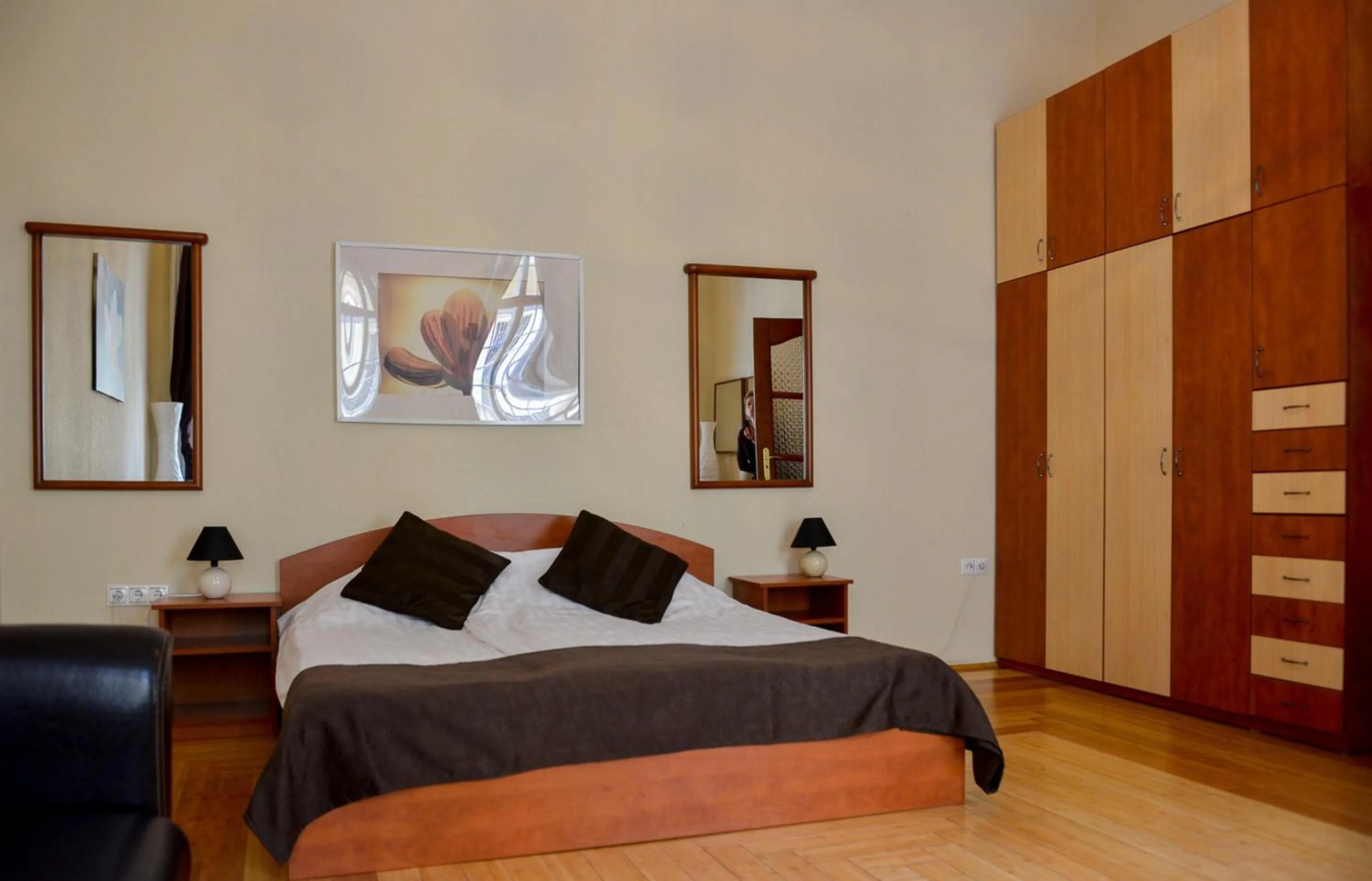 Bedroom, Bed in Karma Boutique Apartments