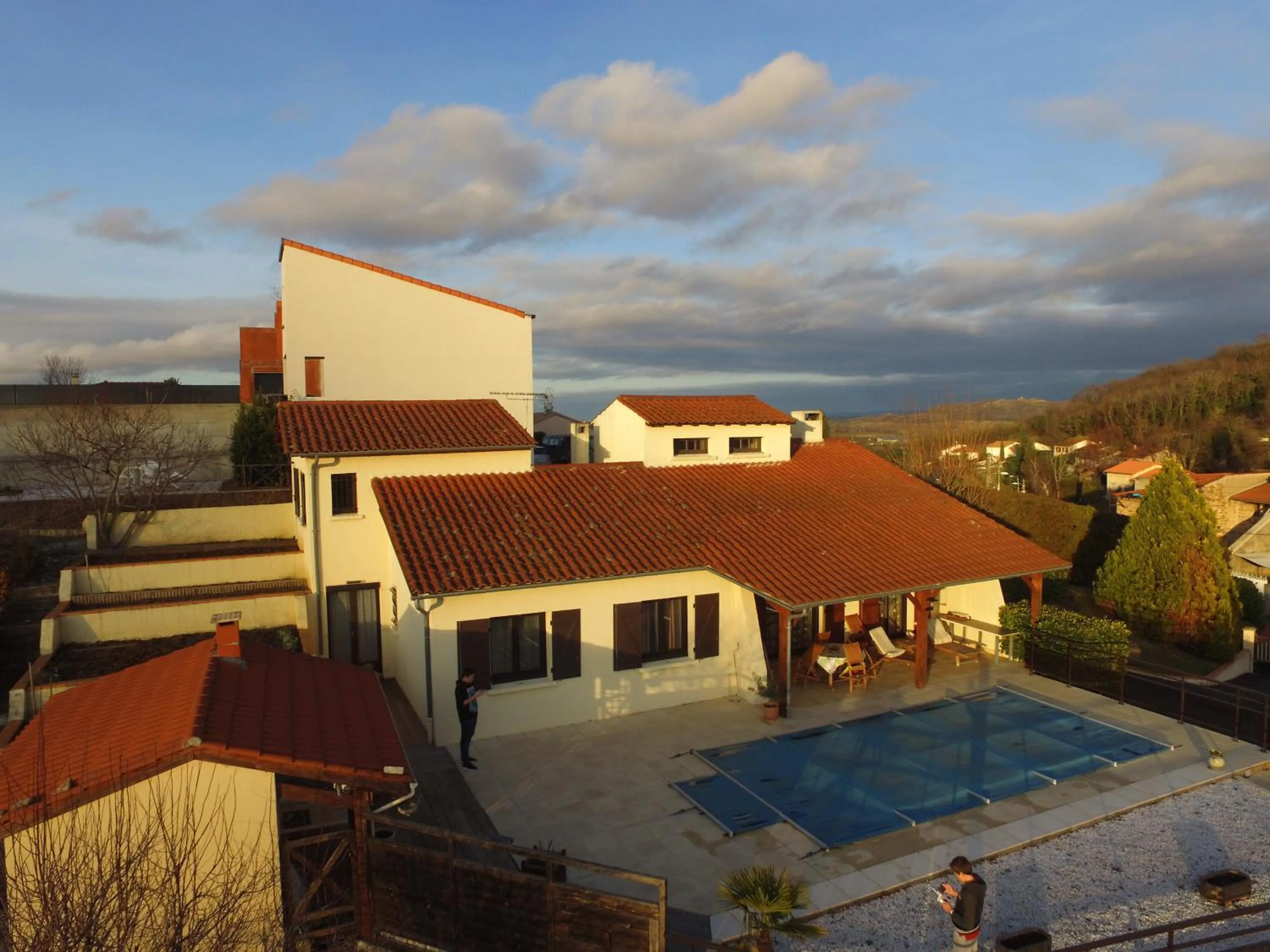 Bird's eye view in chambre chez mamie do