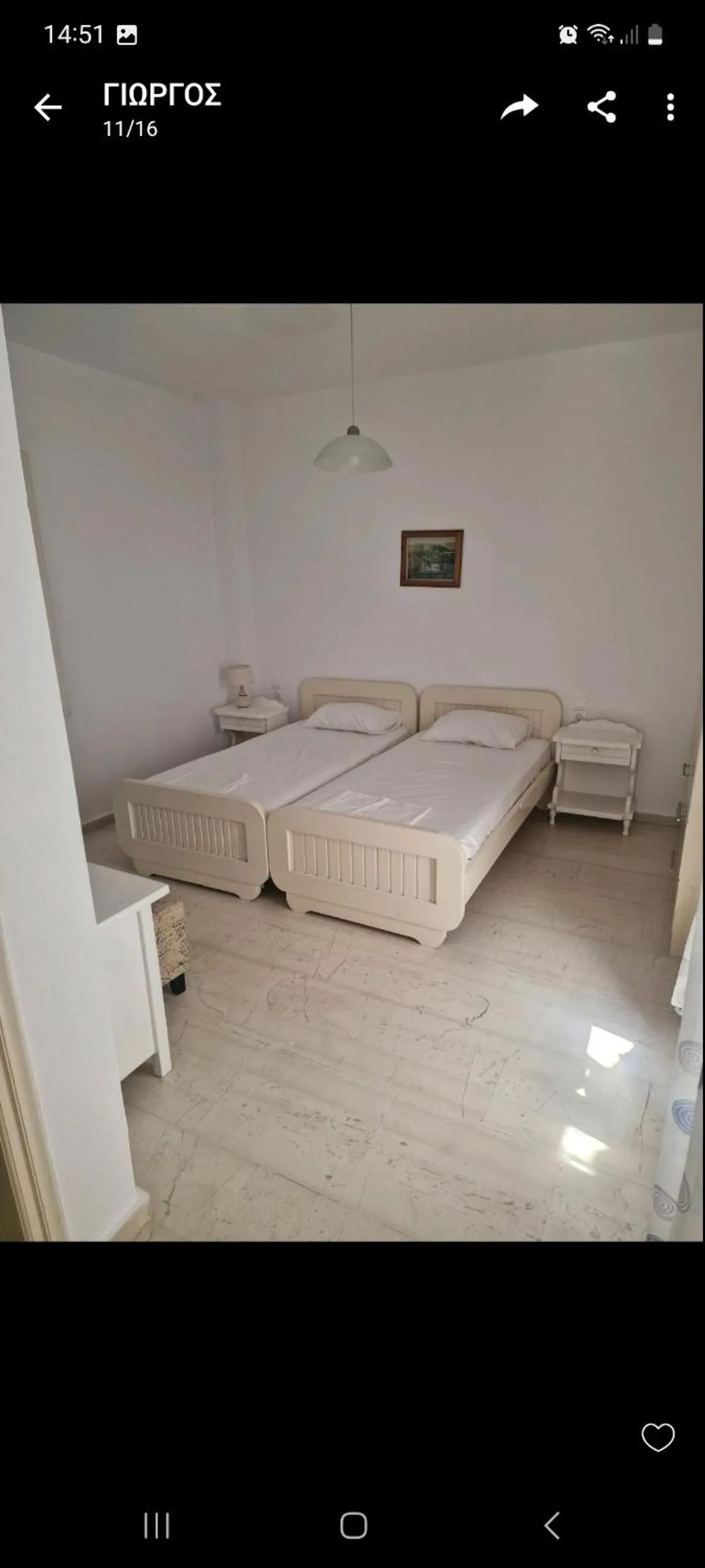 Bed in Paradisos House