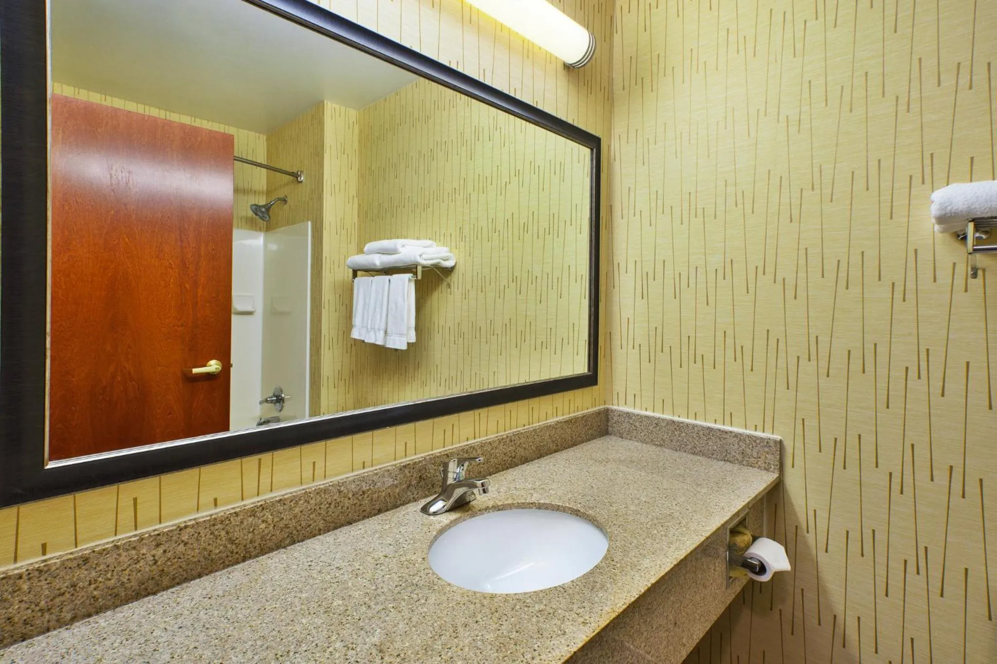 Bathroom in Holiday Inn Express Hotel & Suites - Belleville Area by IHG