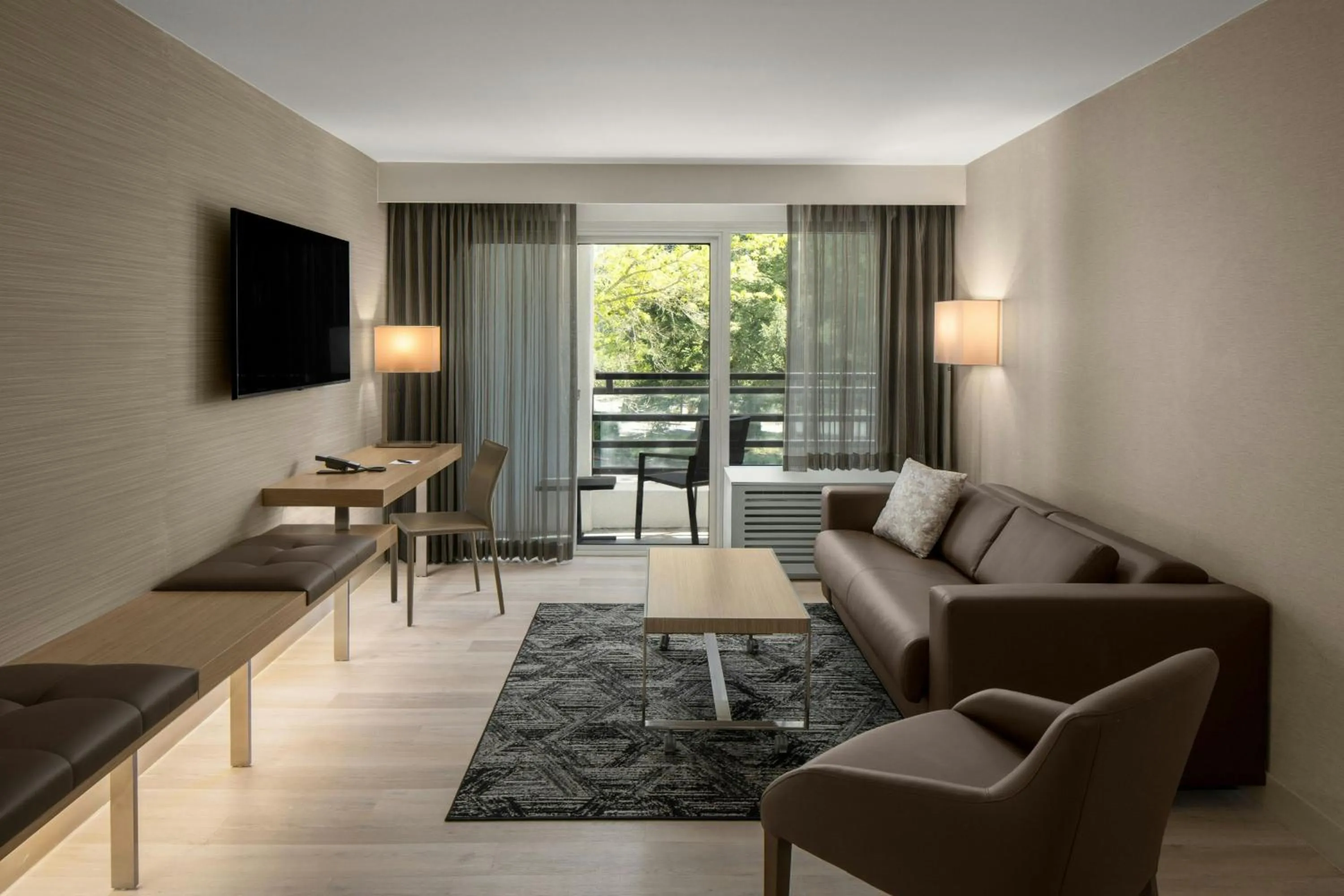 Living room in AC Hotel by Marriott Portland Lake Oswego