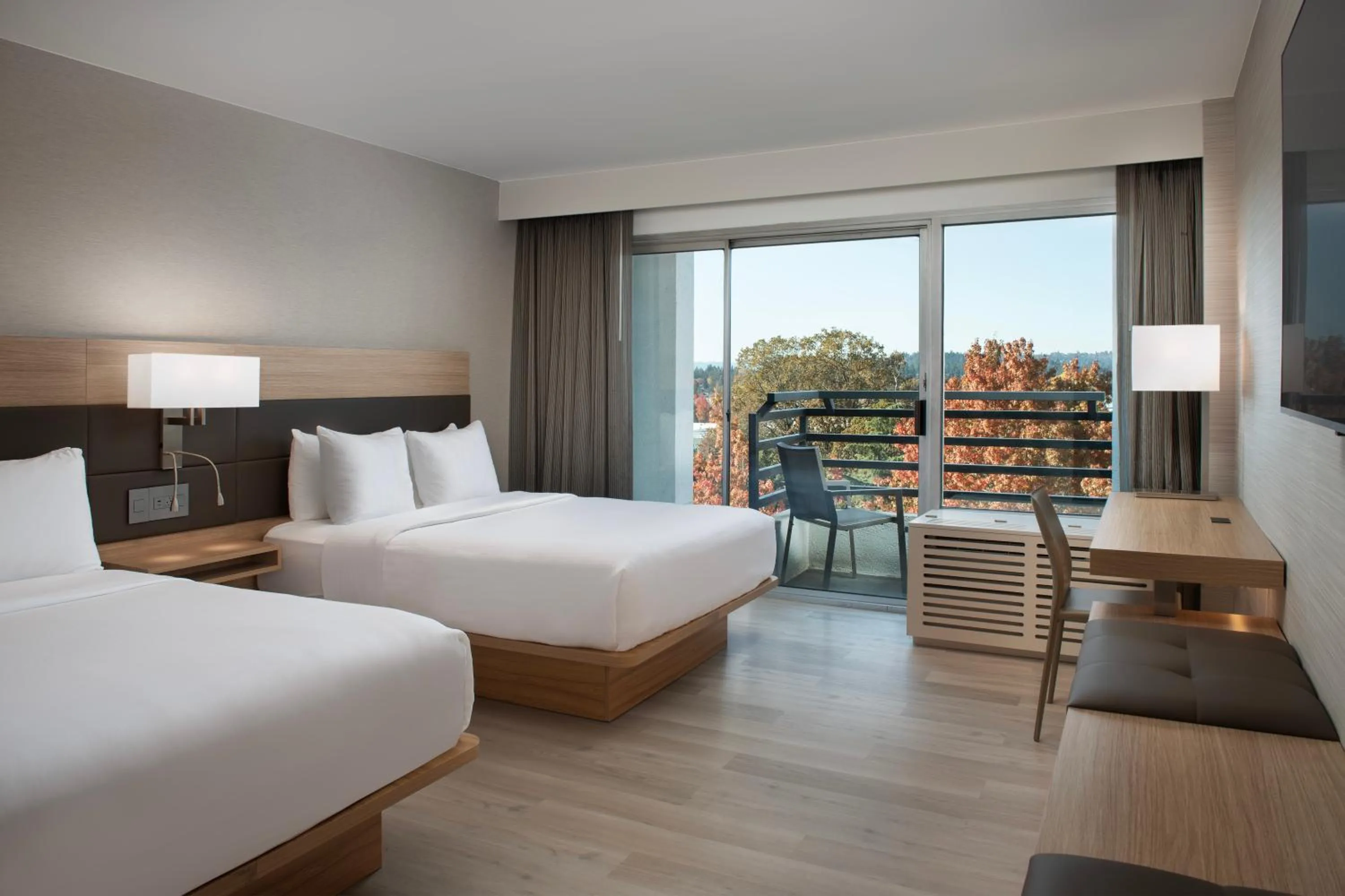 Standard Double Room with Two Double Beds in AC Hotel by Marriott Portland Lake Oswego