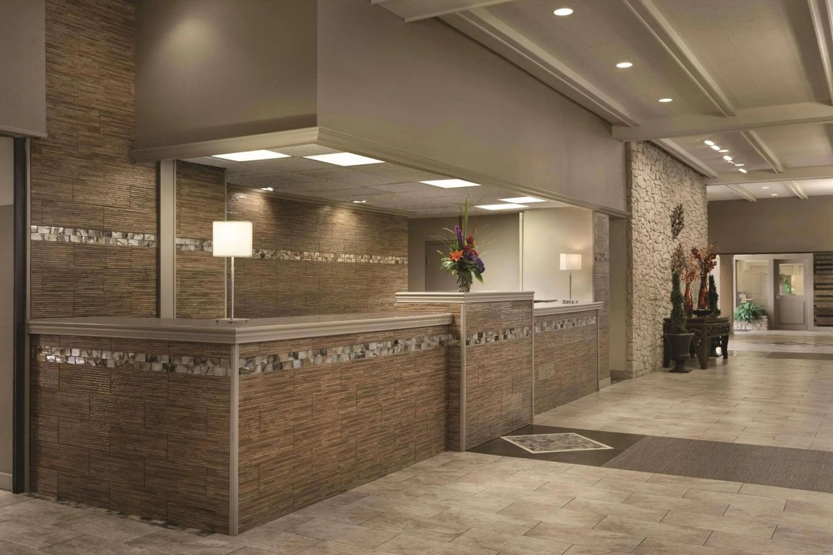 Lobby or reception in Radisson Hotel Louisville North