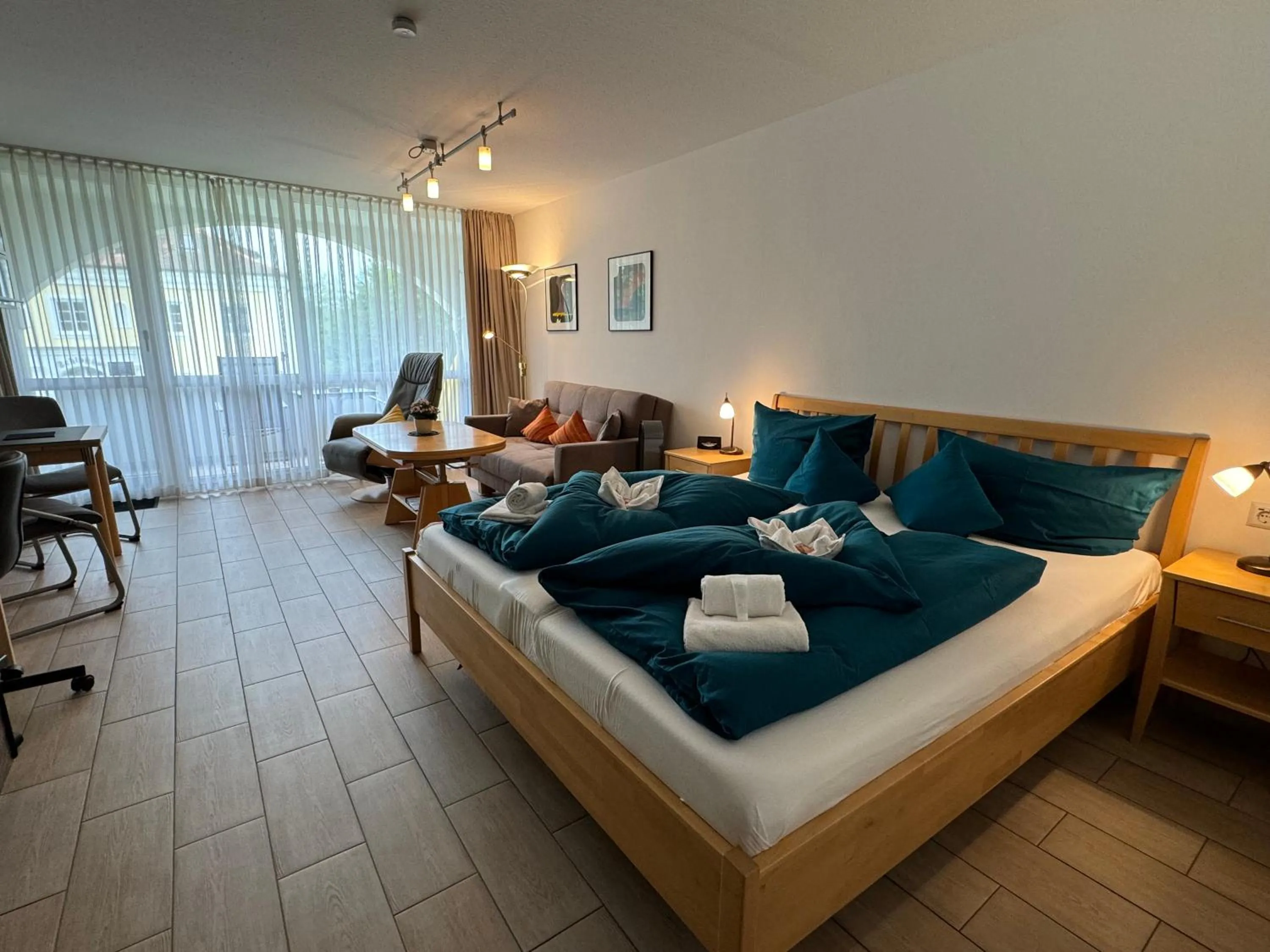 Bedroom, Bed in Schloss Kirchham Appartement - & Wellnessanlage