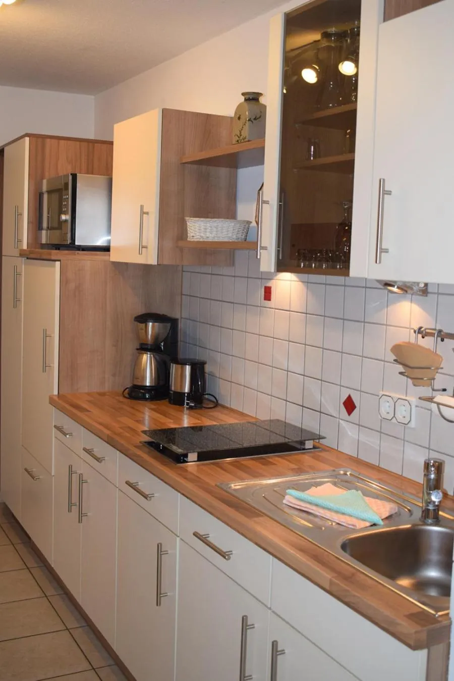 Kitchen or kitchenette in Schloss Kirchham Appartement - & Wellnessanlage