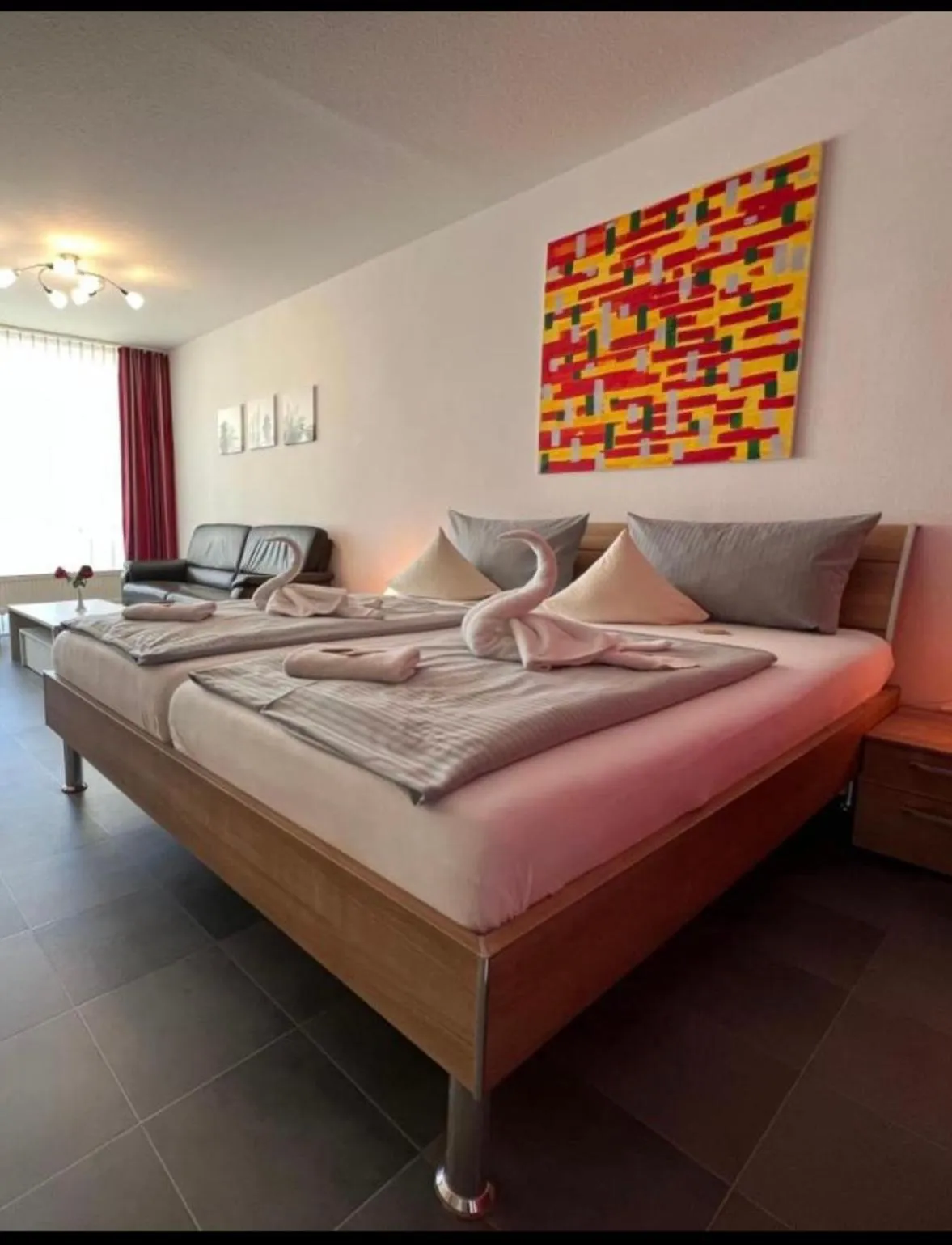 Photo of the whole room, Bed in Schloss Kirchham Appartement - & Wellnessanlage