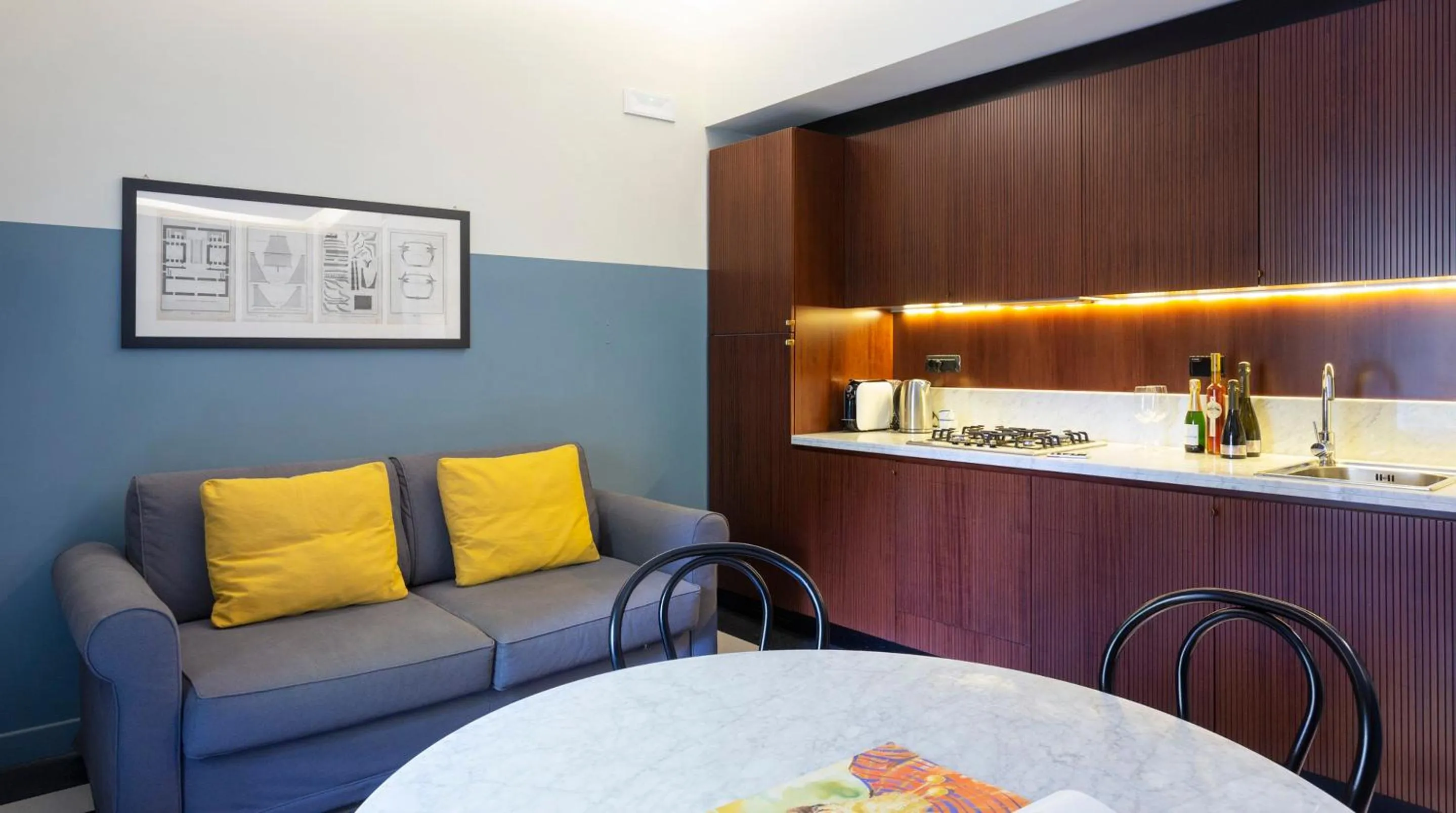 Seating area in Vino e Oli Residenze