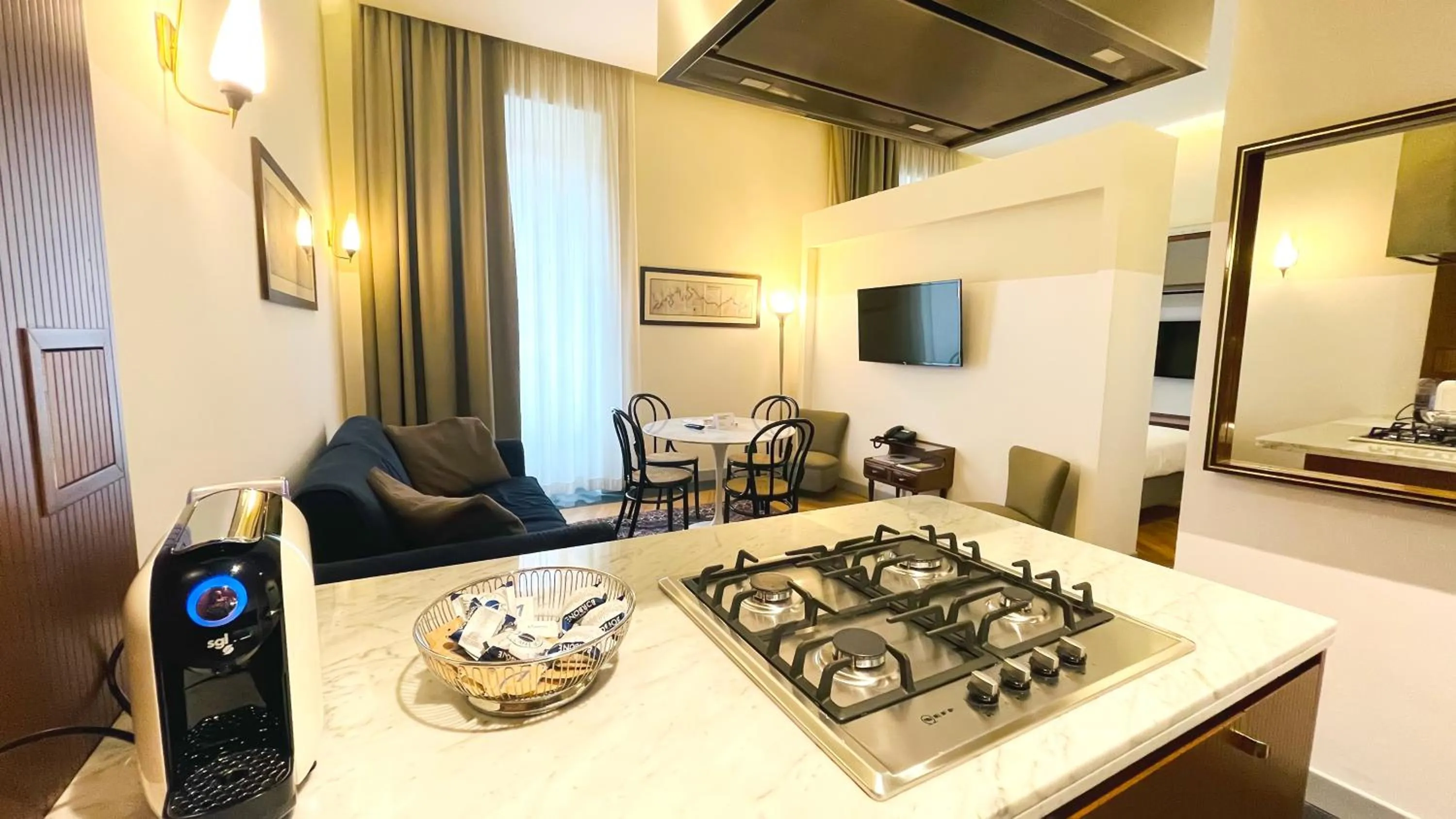 Living room in Vino e Oli Residenze