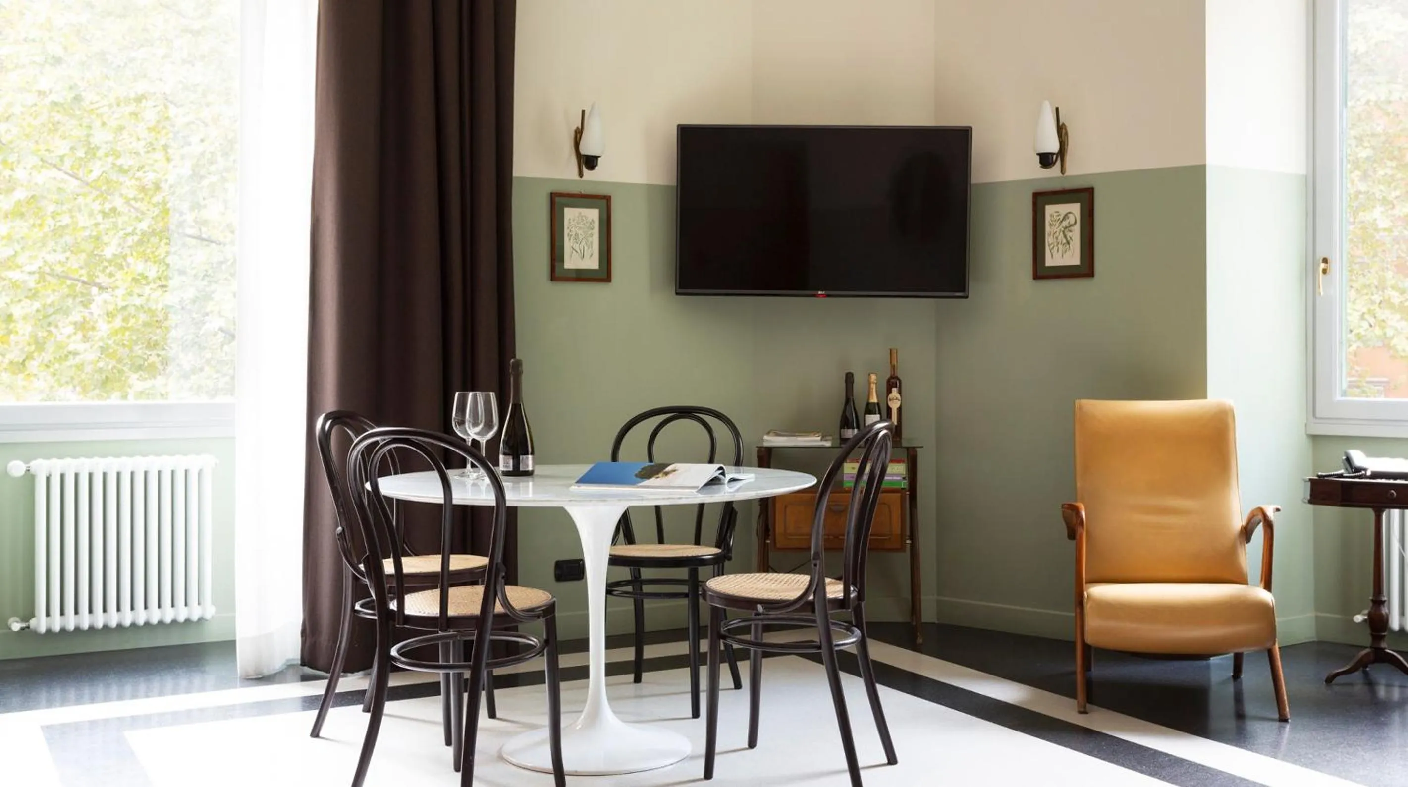 Living room in Vino e Oli Residenze