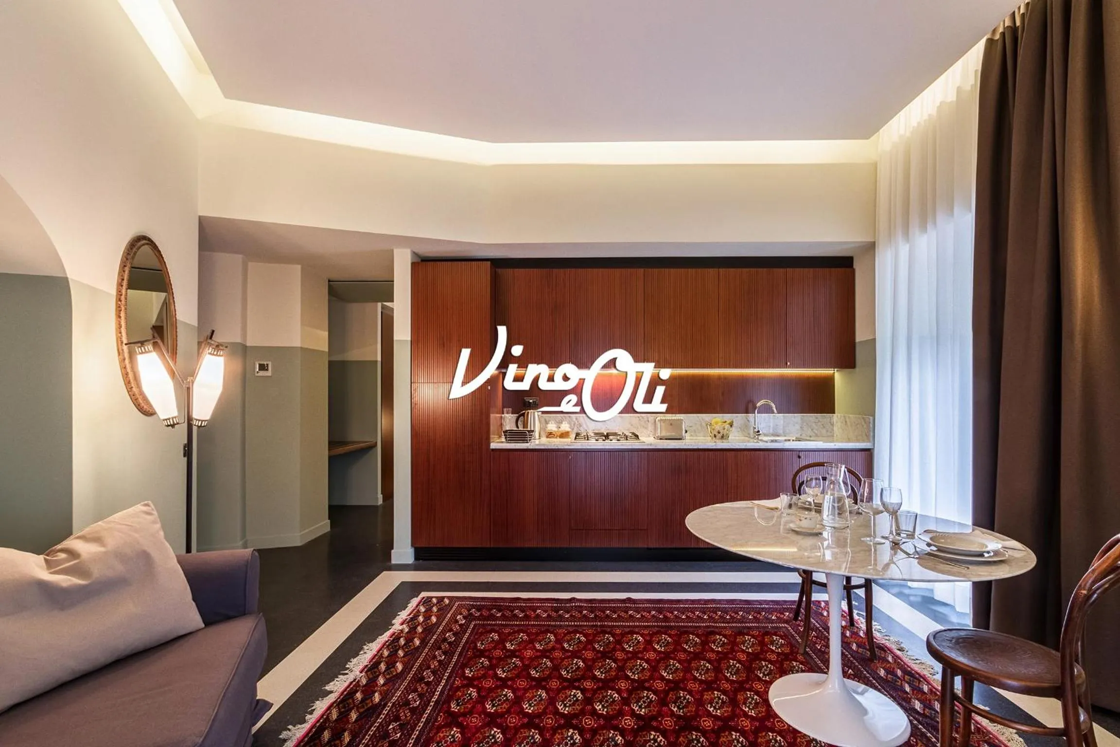 Dining area in Vino e Oli Residenze