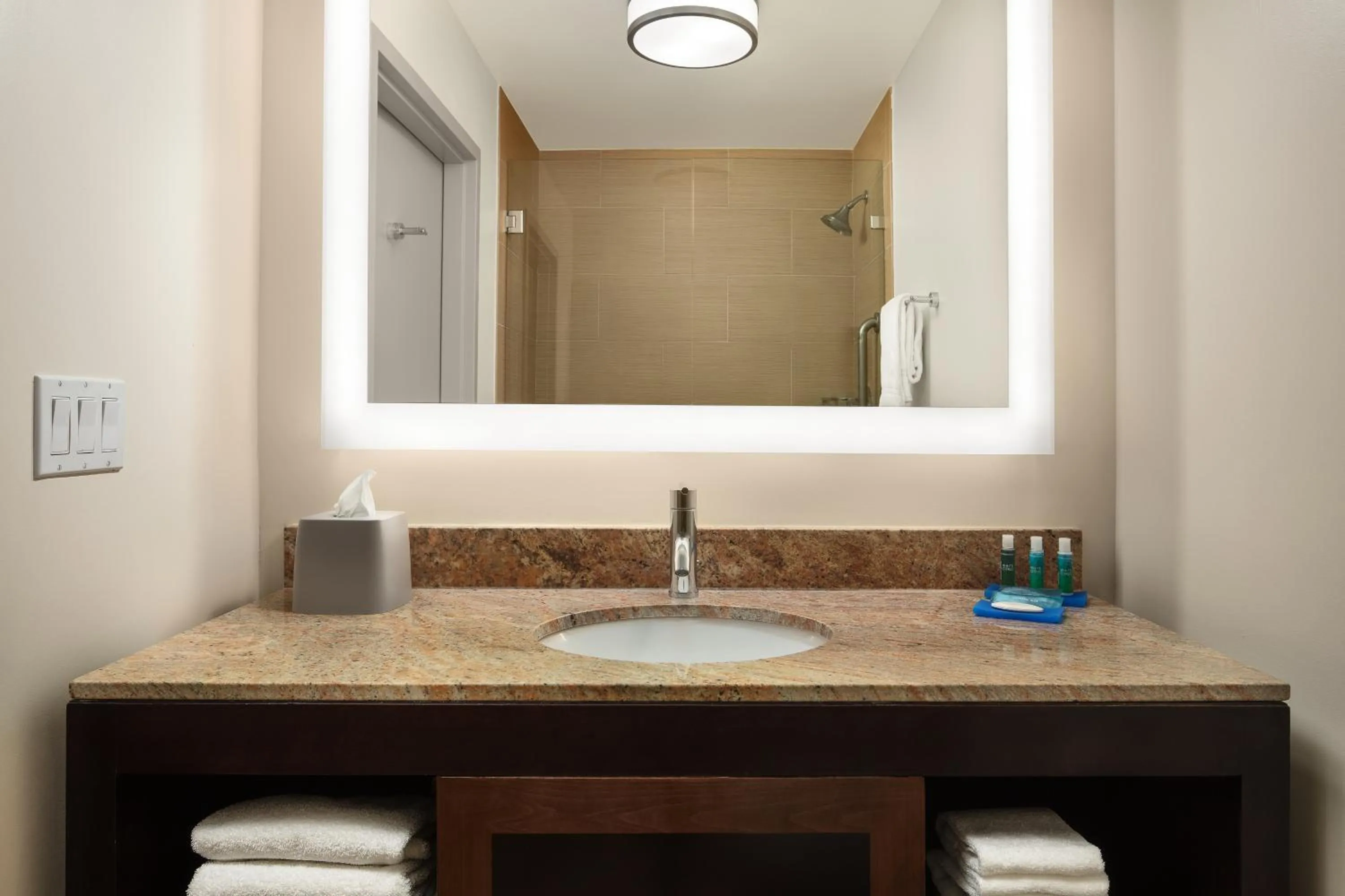 Bathroom in Holiday Inn Express Hotel & Suites Belmont by IHG