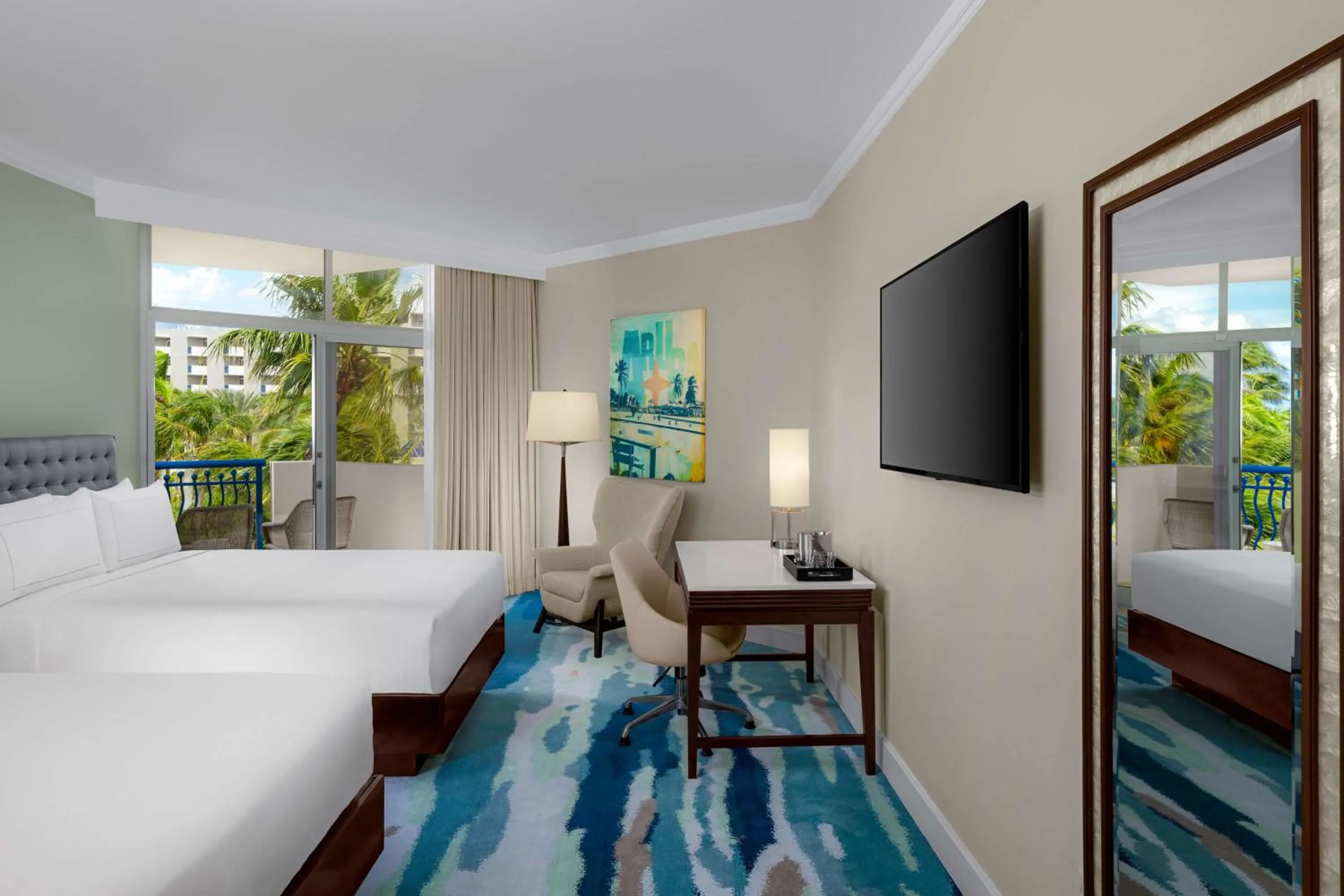 Bedroom, Bed in Hilton Aruba Caribbean Resort & Casino