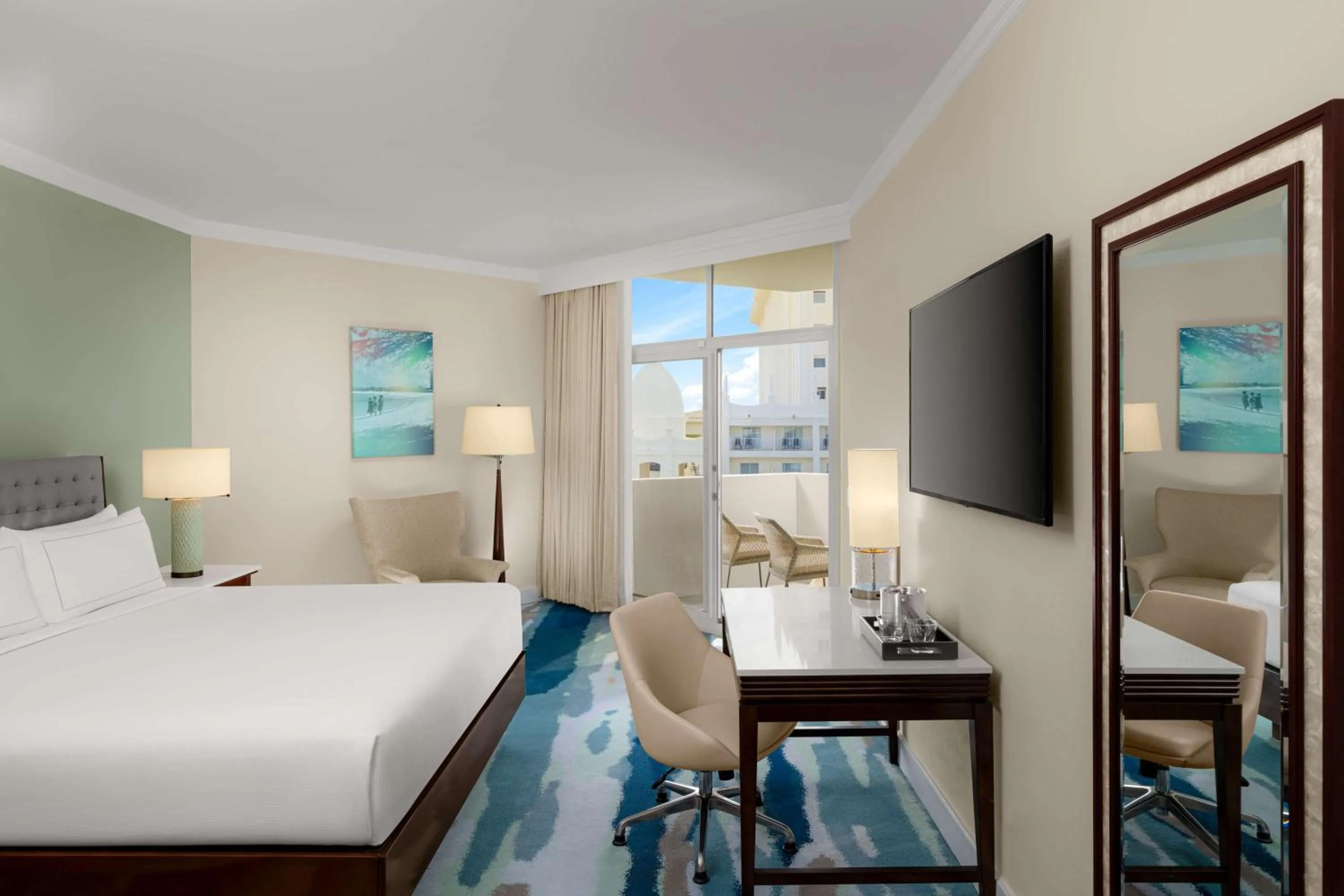 Bedroom, Bed in Hilton Aruba Caribbean Resort & Casino