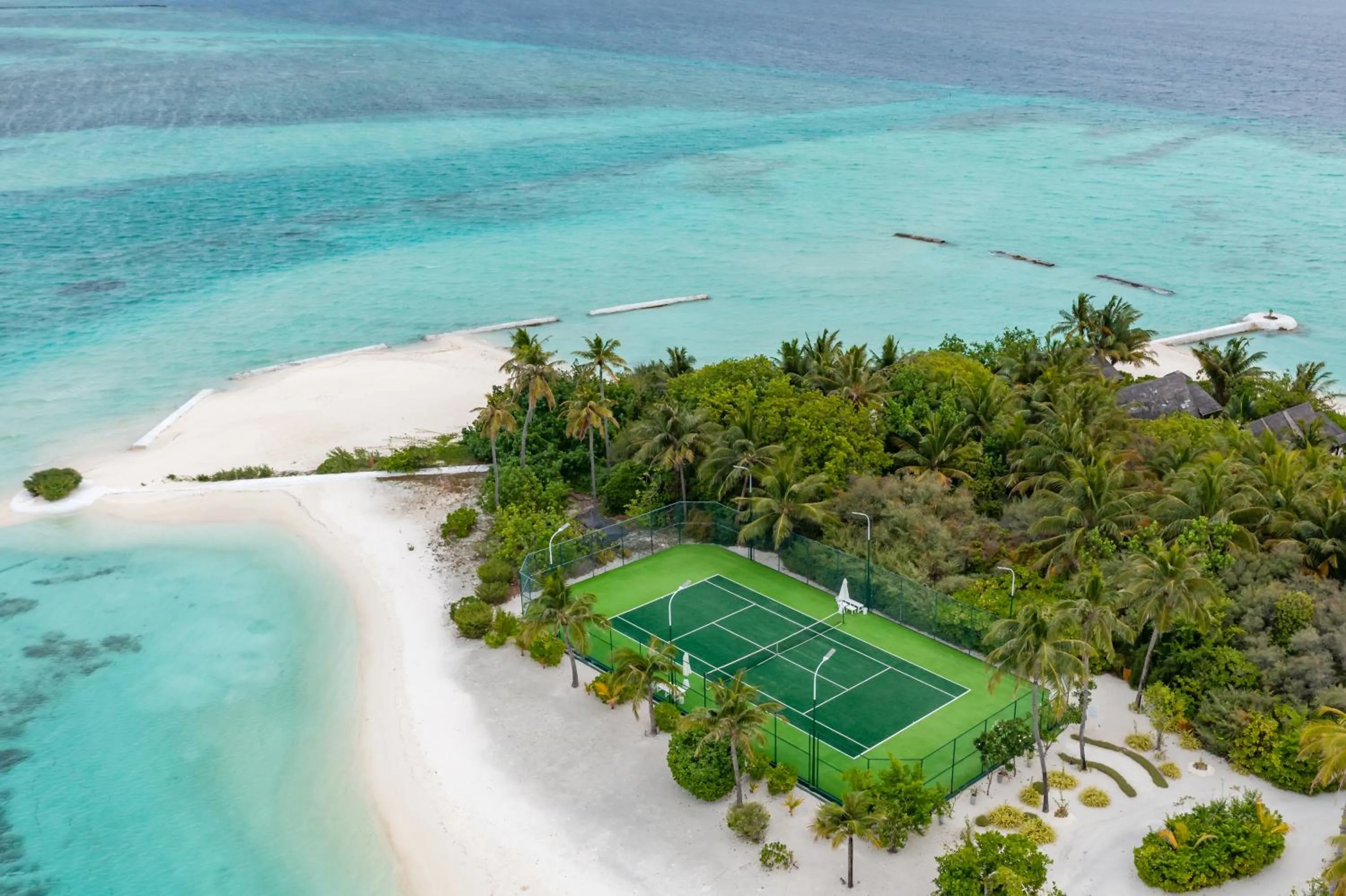 Tennis court in OZEN LIFE MAADHOO - Luxury All Inclusive with Free Transfers