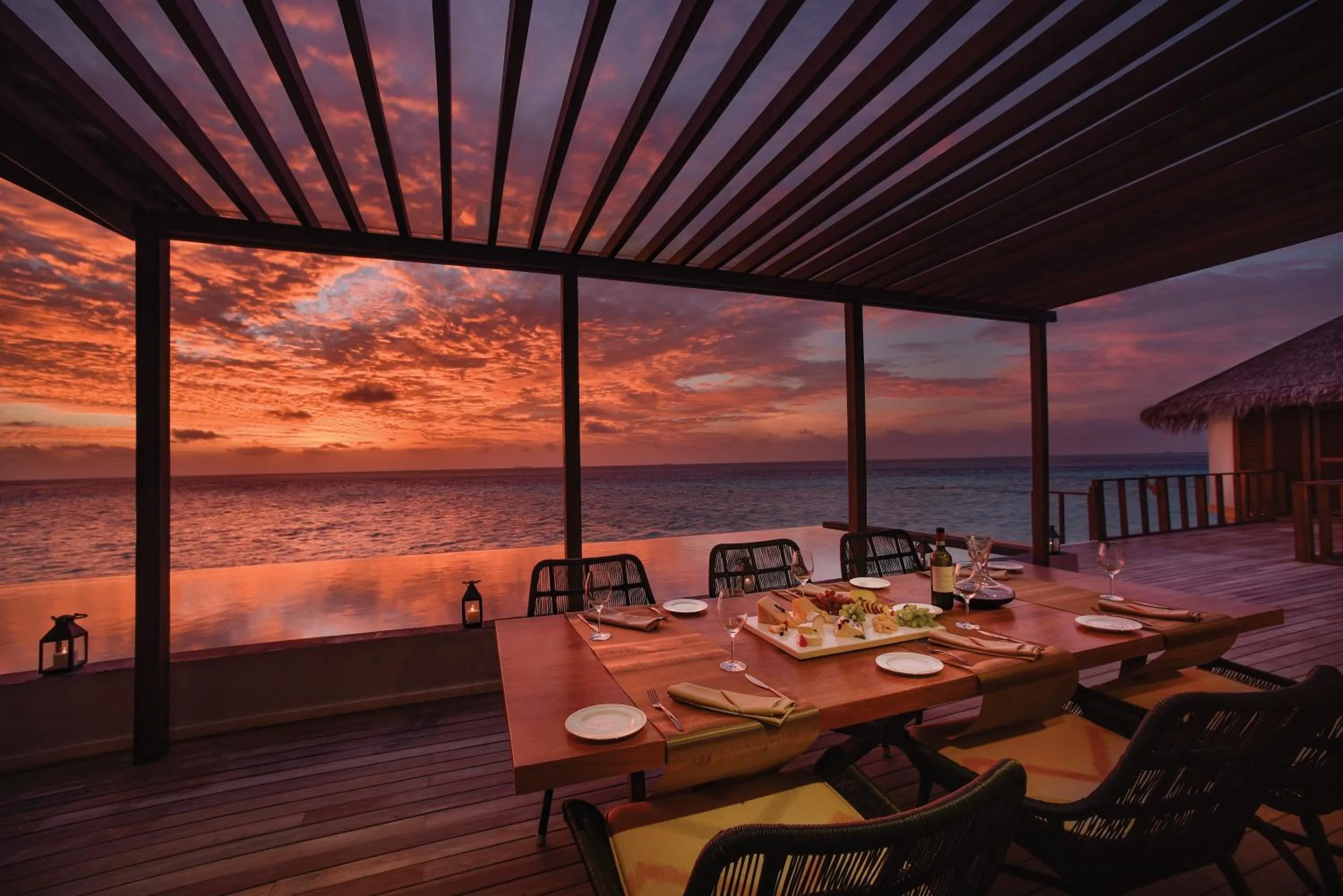 Patio in OZEN LIFE MAADHOO - Luxury All Inclusive with Free Transfers