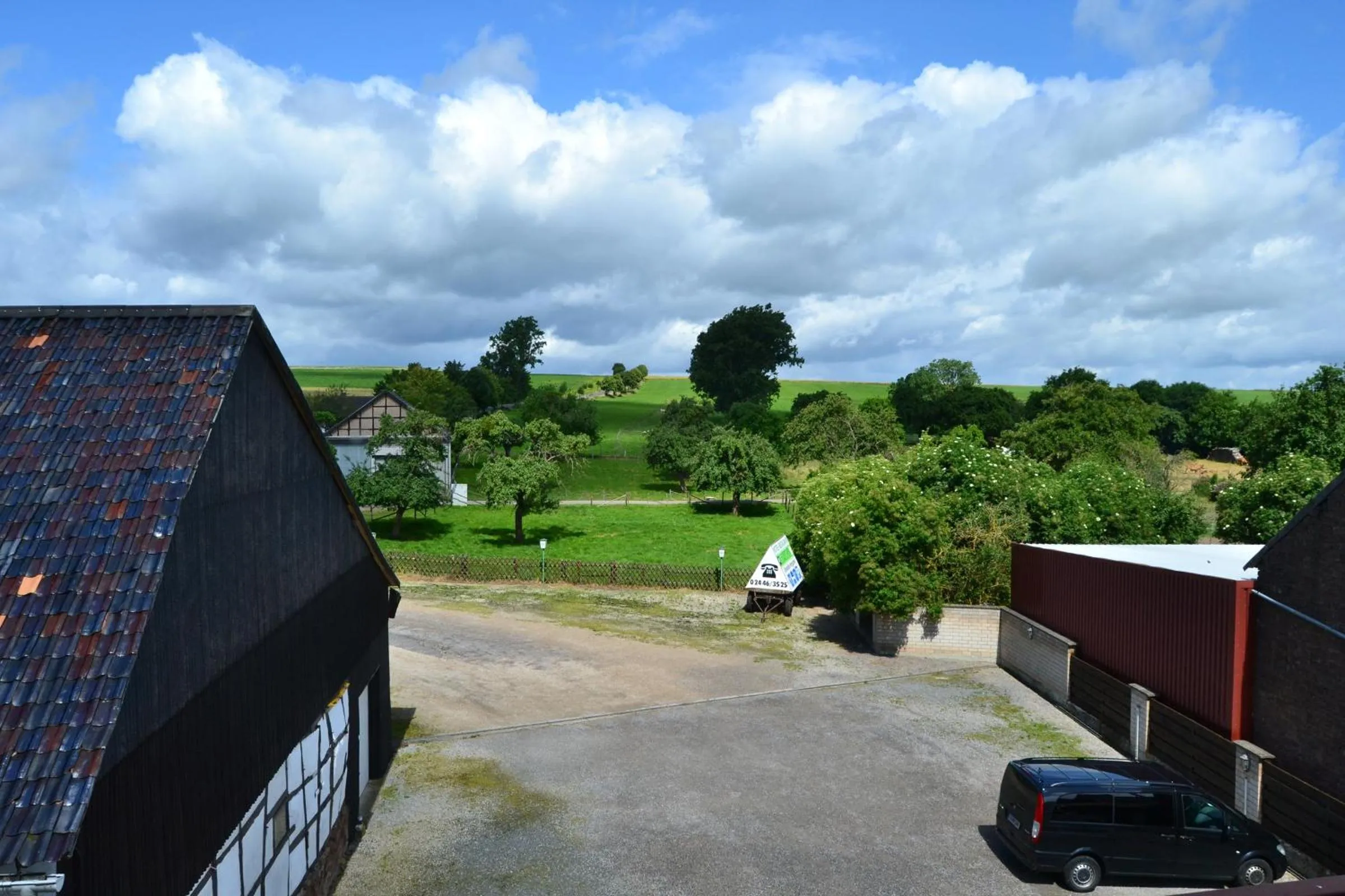 Garden view in Eifelhof Weina