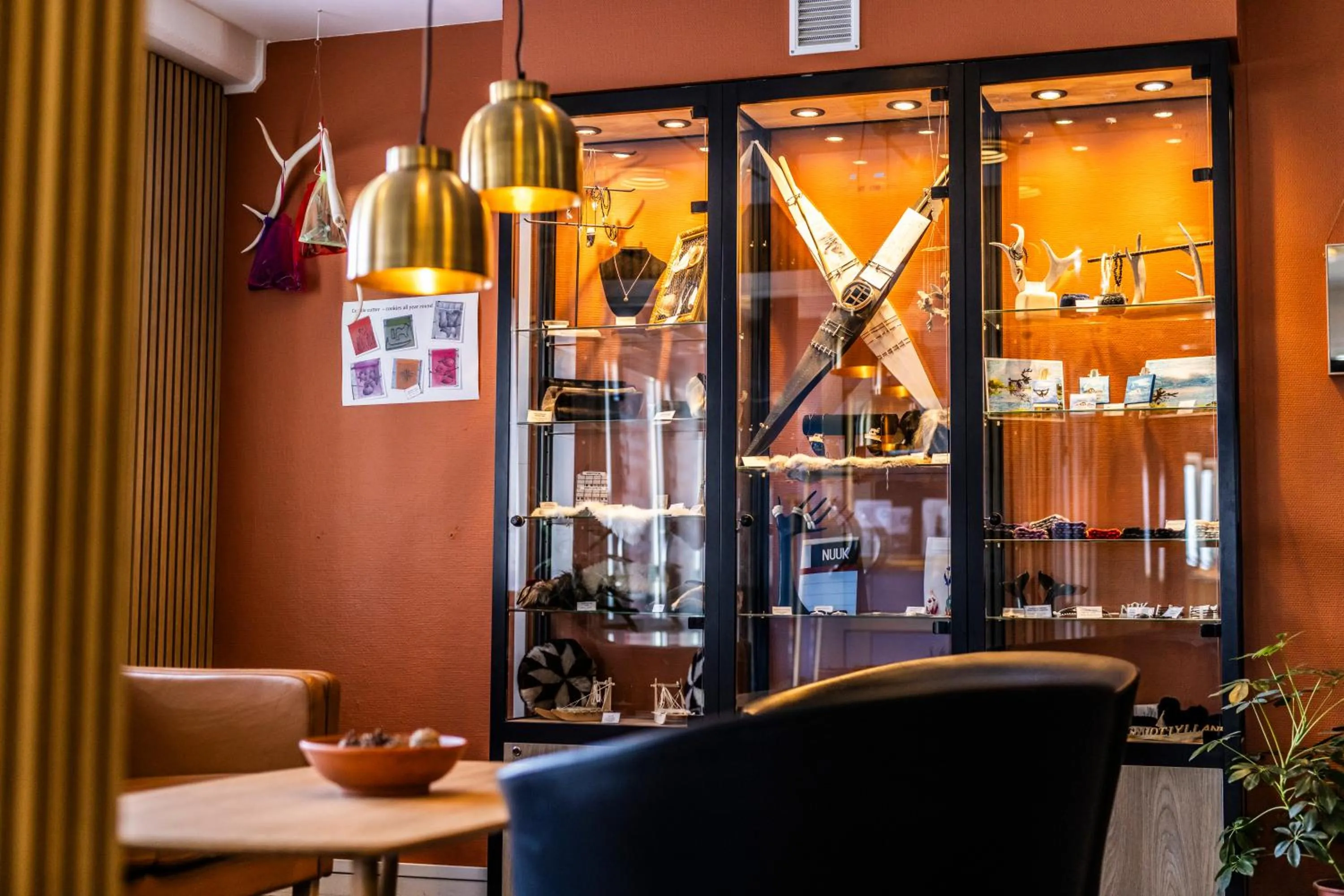 Communal lounge/ TV room in HOTEL SØMA Nuuk